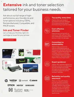 Staples flyer valid from 08.08.2025 | Page: 6 | Products: Printer, Toner