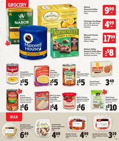 Preview of Quality Foods weekly flyer / circulaire from shop Quality Foods valid from 23.04.2026 | Page: 11 | Products: Tea, Pasta, Coffee, Chocolate