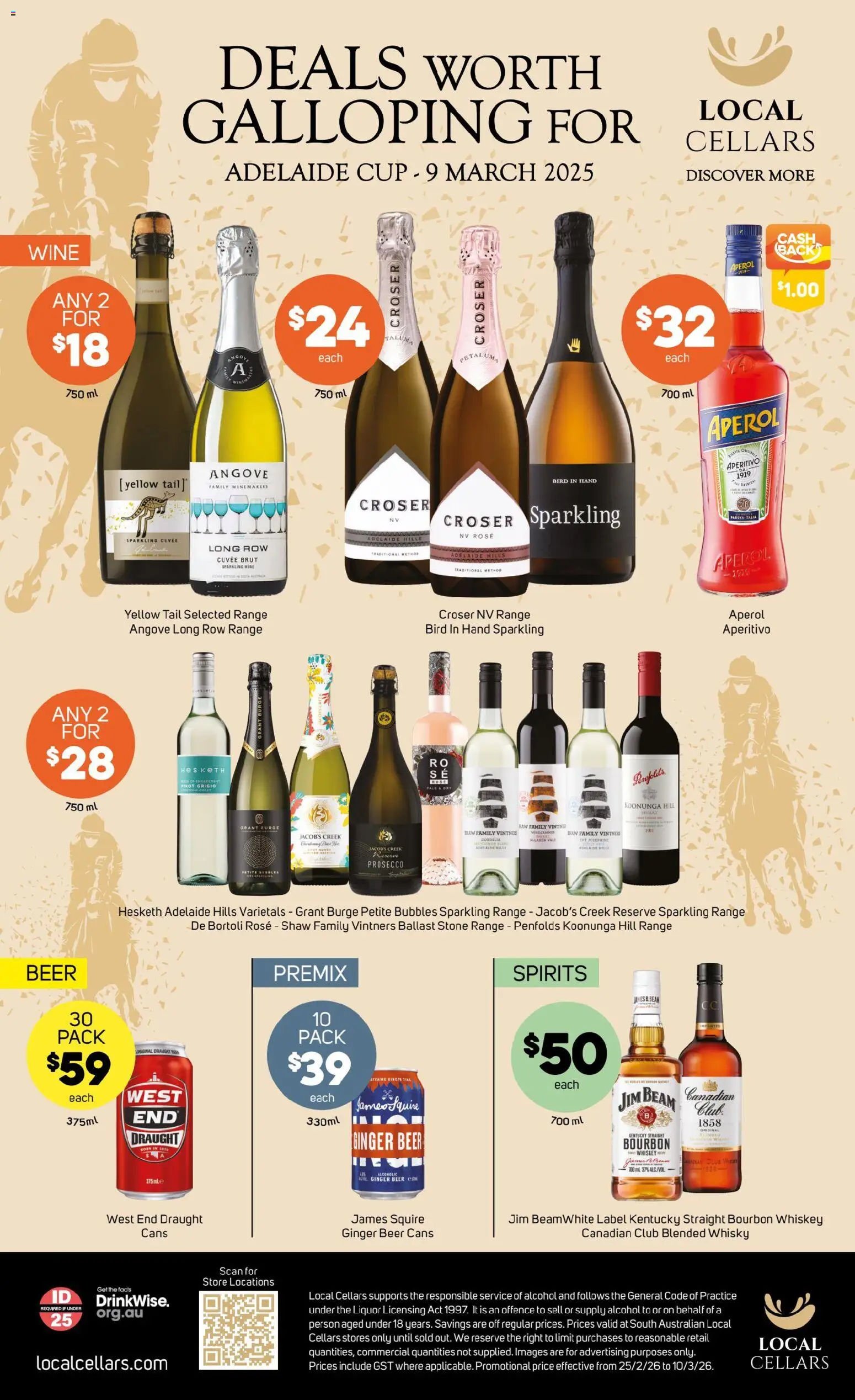Foodland catalogue - valid from 04.03.2026 | Page: 34 | Products: Ginger, Wine, Beer, Bourbon