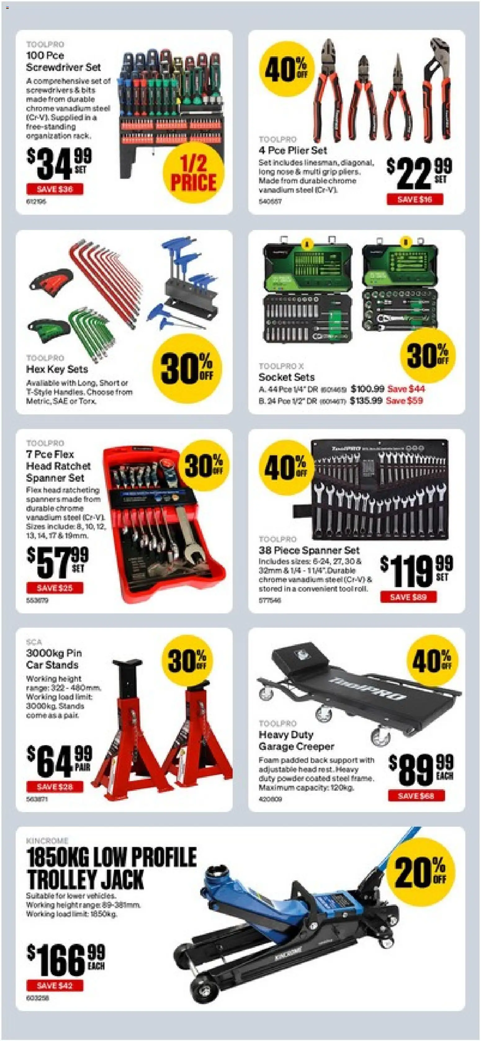 Supercheap Auto catalogue - valid from 04.03.2026 | Page: 13 | Products: Socket, Powder, Plant, Trolley