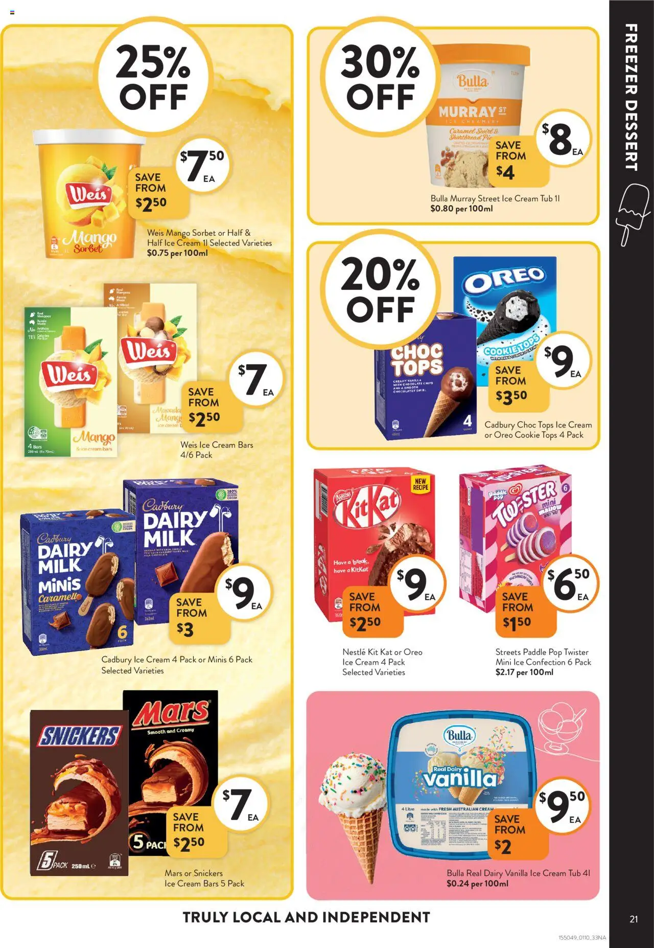 Foodworks catalogue - valid from 01.10.2025 | Page: 21 | Products: Cocoa, Milk, Cream, Freezer