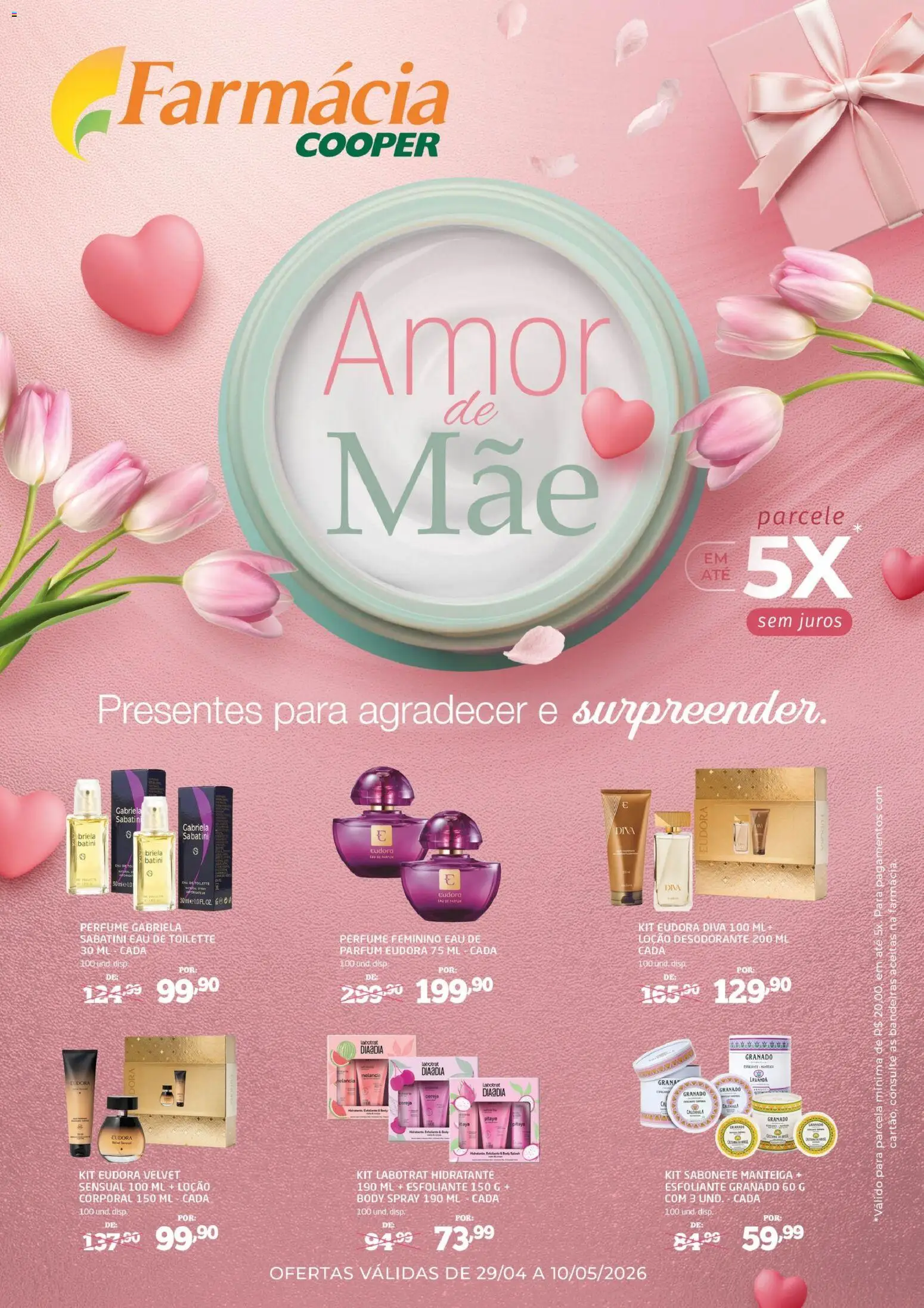 Cooper Folheto - válido de 29.04.2026 | Página: 2 | Produtos: Cereja, Perfume, Manteiga, Sabonete