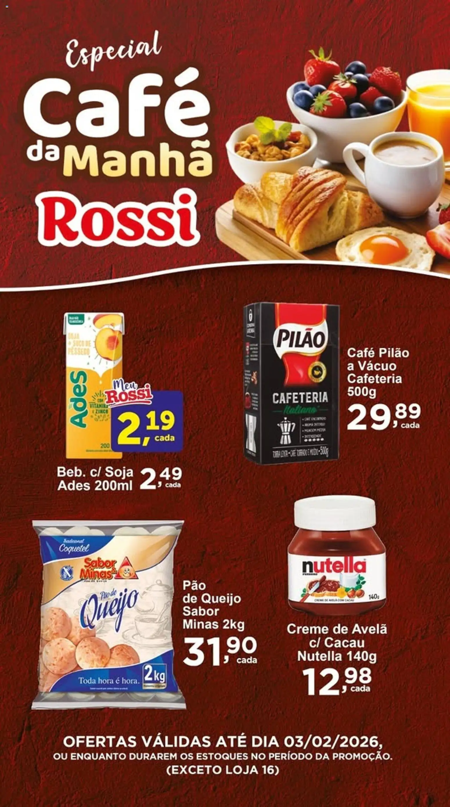 Rossi Supermercados Folheto - válido de 29.01.2026 | Página: 1