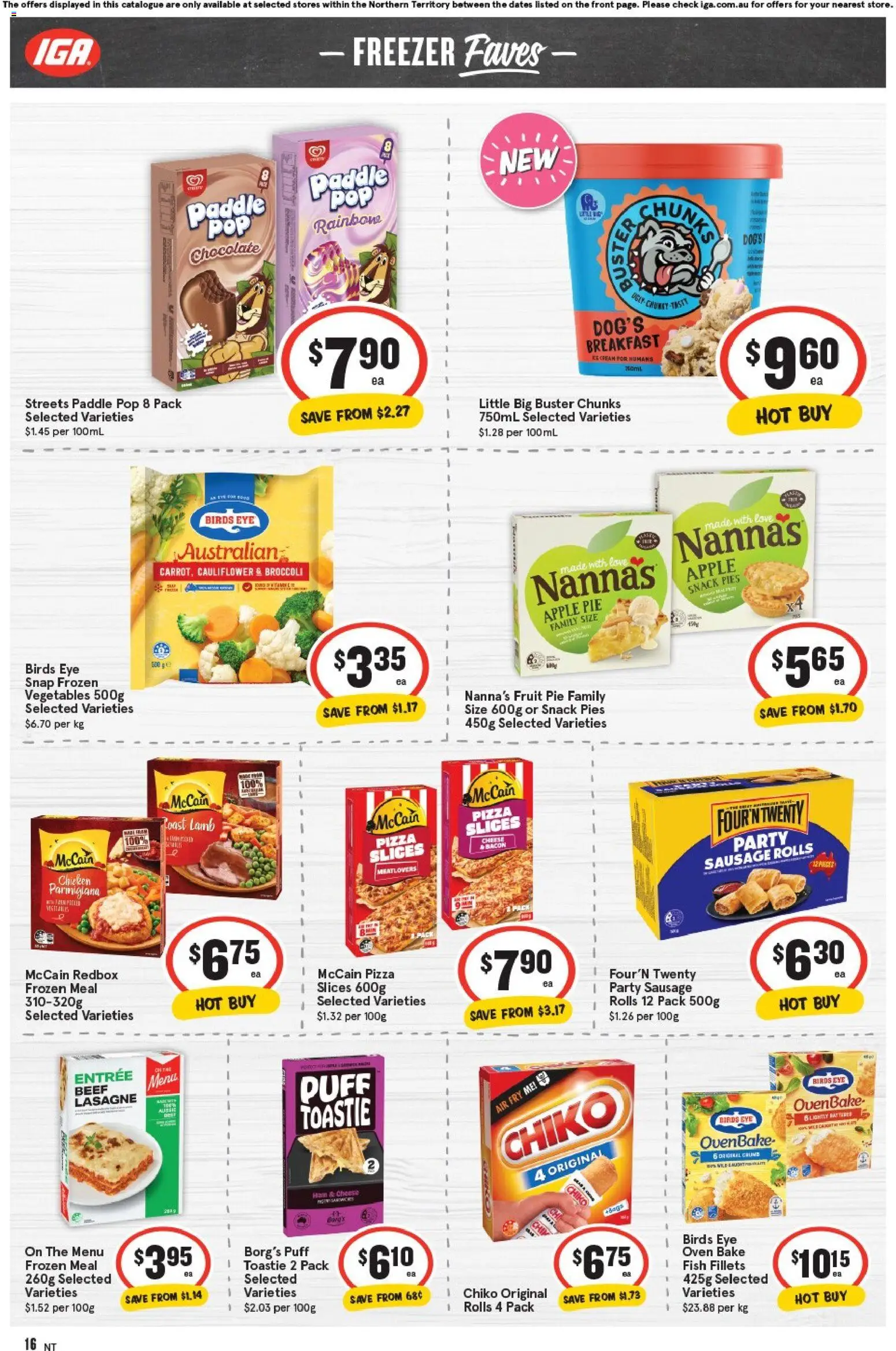 IGA catalogue - valid from 29.10.2025 | Page: 12 | Products: Vegetables, Sausage, Cauliflower, Pies