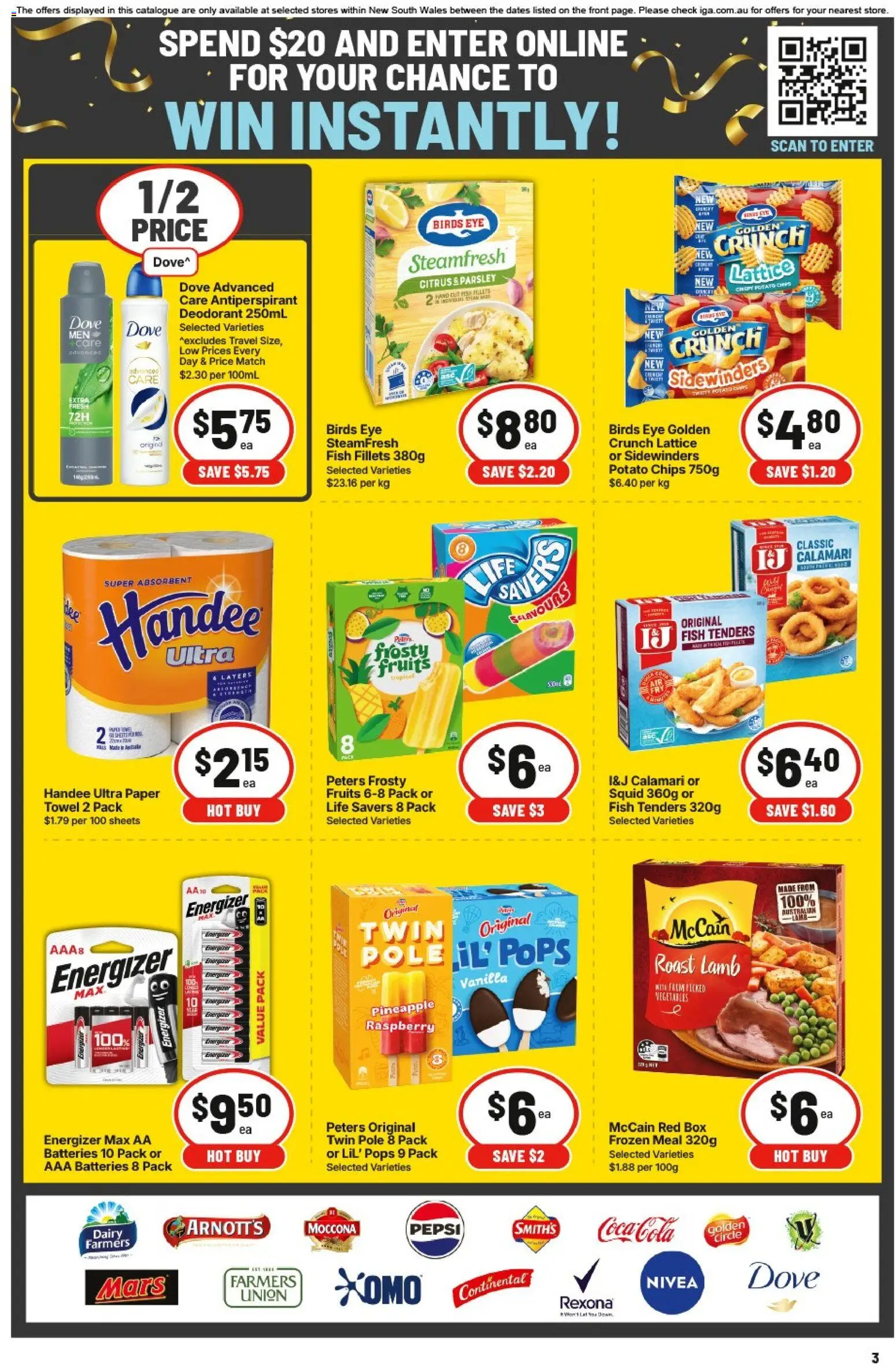 IGA catalogue - valid from 15.04.2026 | Page: 6 | Products: Cheese, Pizza, Chips, Nescafe