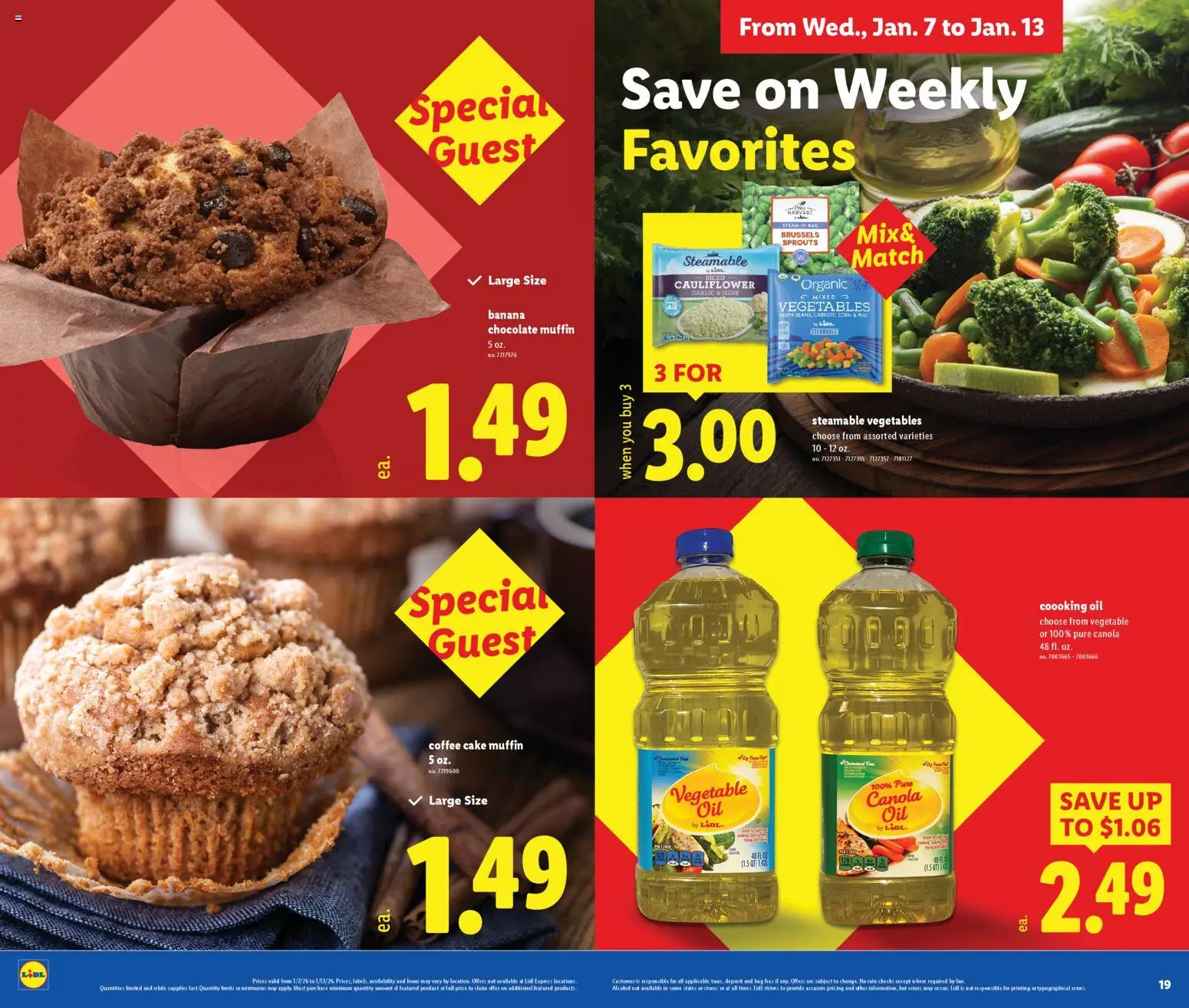 Lidl Weekly Ad - valid from 07.01.2026 | Page: 10 | Products: Brussels Sprouts, Chocolate, Cauliflower, Bag