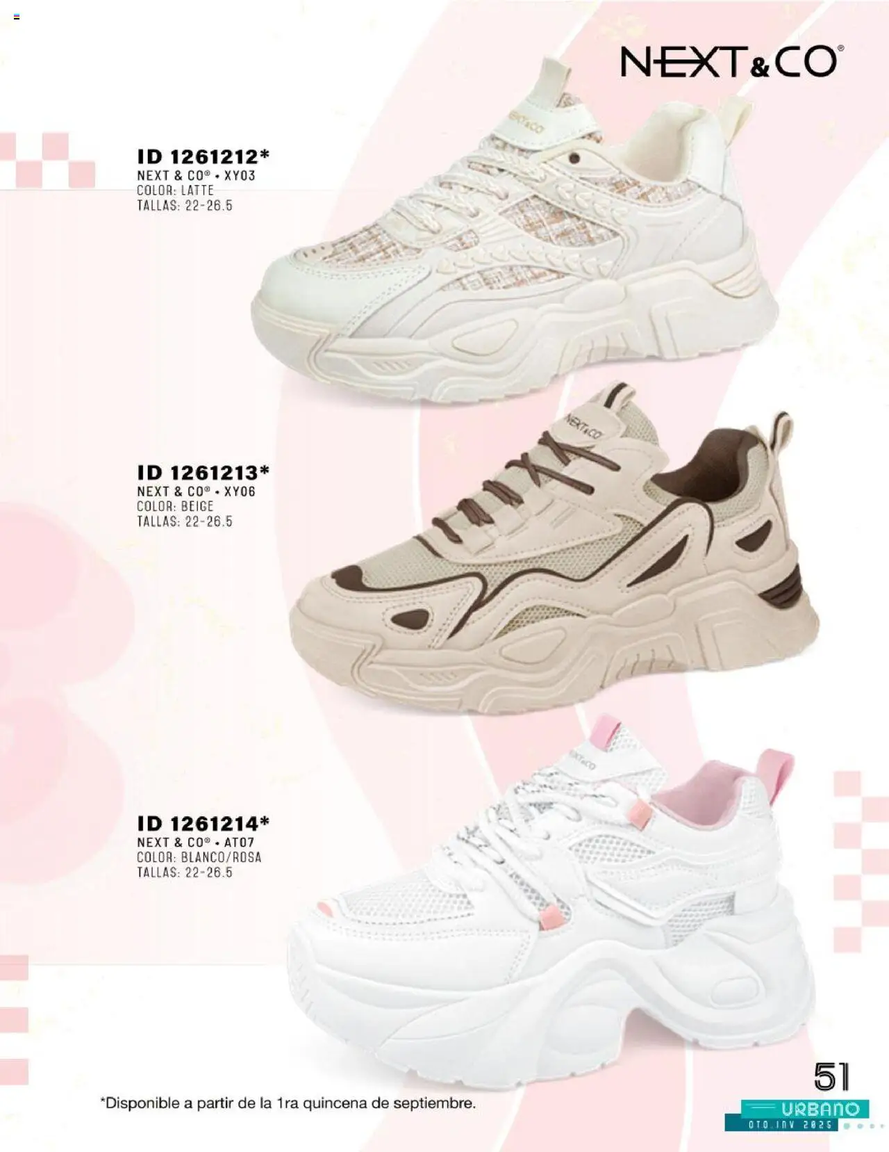 Nuevas ofertas de Price Shoes válidas en toda la República Mexicana desde el 24.07.2025. ¡Encuentra las mejores ofertas en Price Shoes catálogo Urbano otoño / invierno 2025! | Página: 51