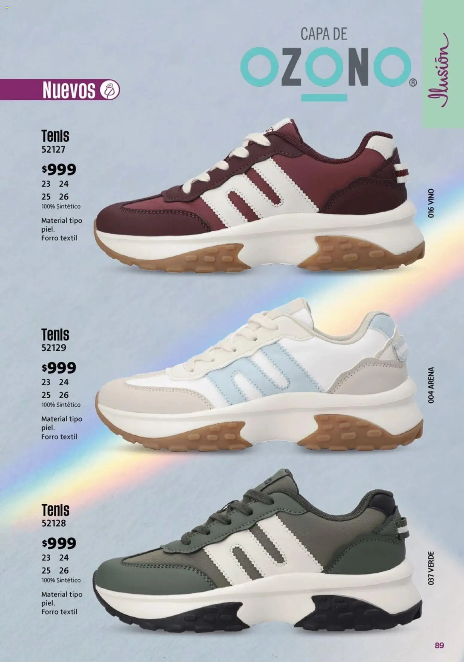Nuevas ofertas de Ilusión válidas en toda la República Mexicana desde el 01.03.2026. ¡Encuentra las mejores ofertas en Ilusión catálogo Marcas Amigas! | Página: 91 | Productos: Tenis, Vino