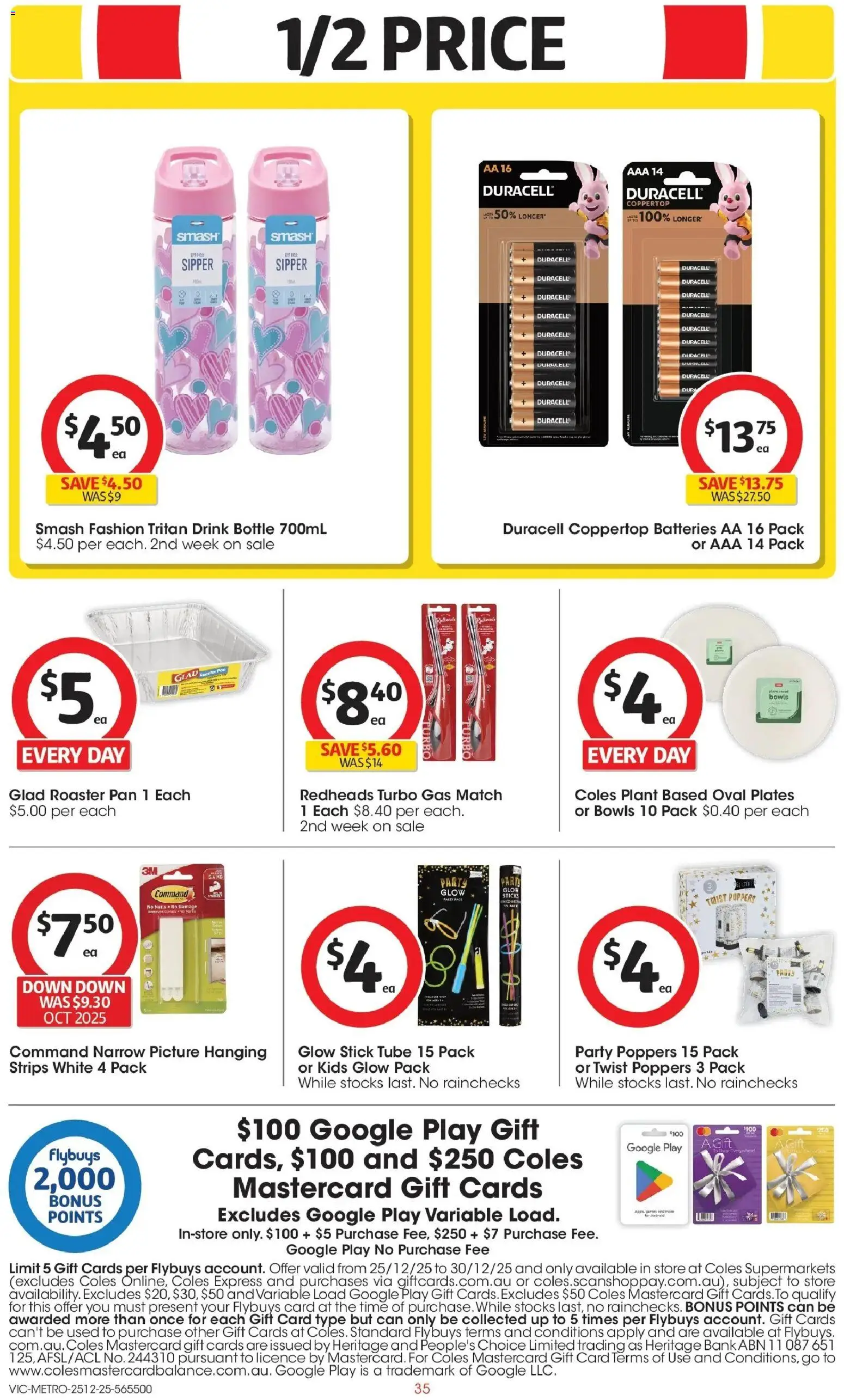 Coles catalogue - valid from 25.12.2025 | Page: 35 | Products: Plant, Picture, Batteries