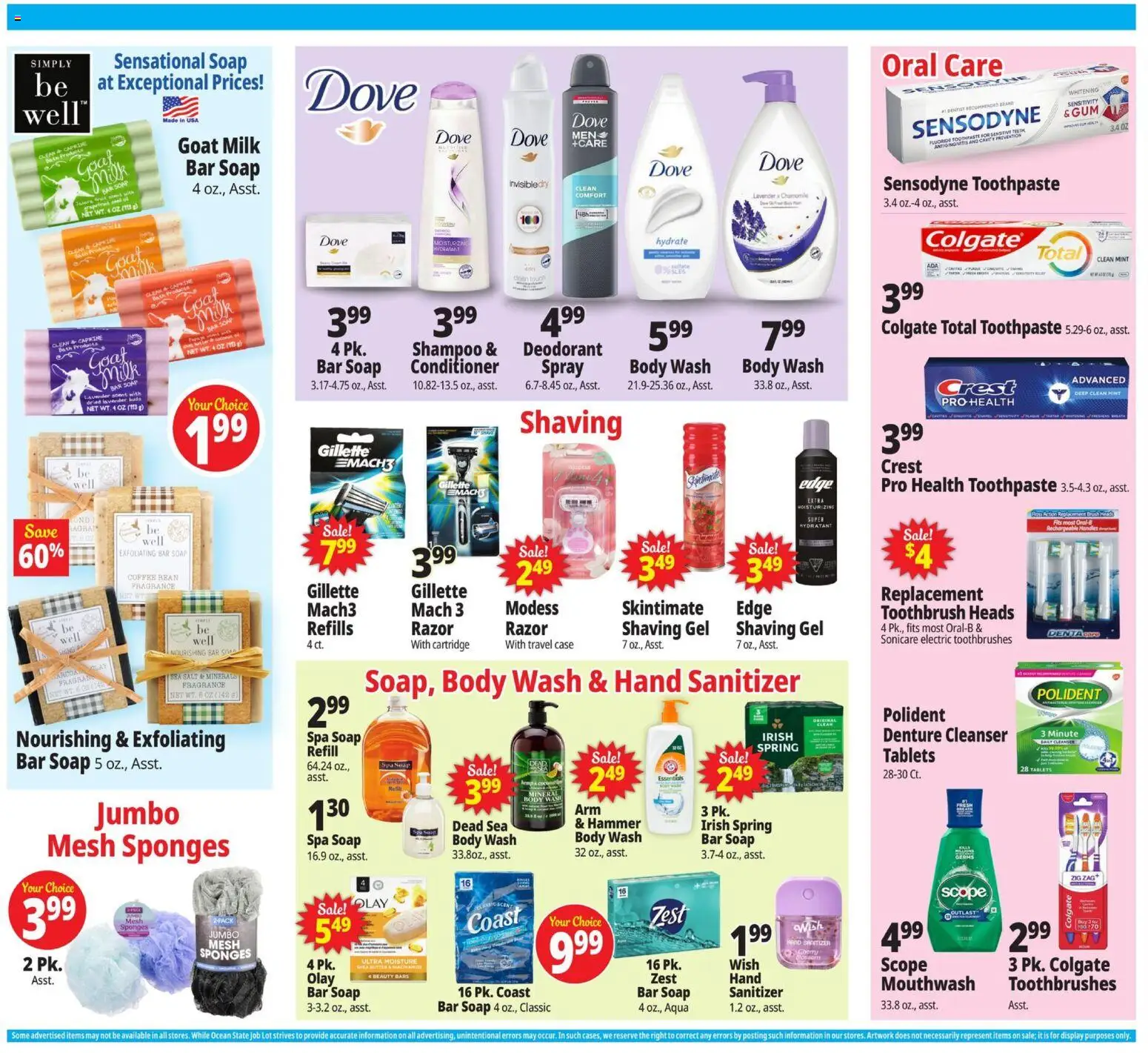 Ocean State Job Lot Weekly Ad - valid from 22.01.2026 | Page: 11 | Products: Fragrance, Shampoo, Toothpaste, Case