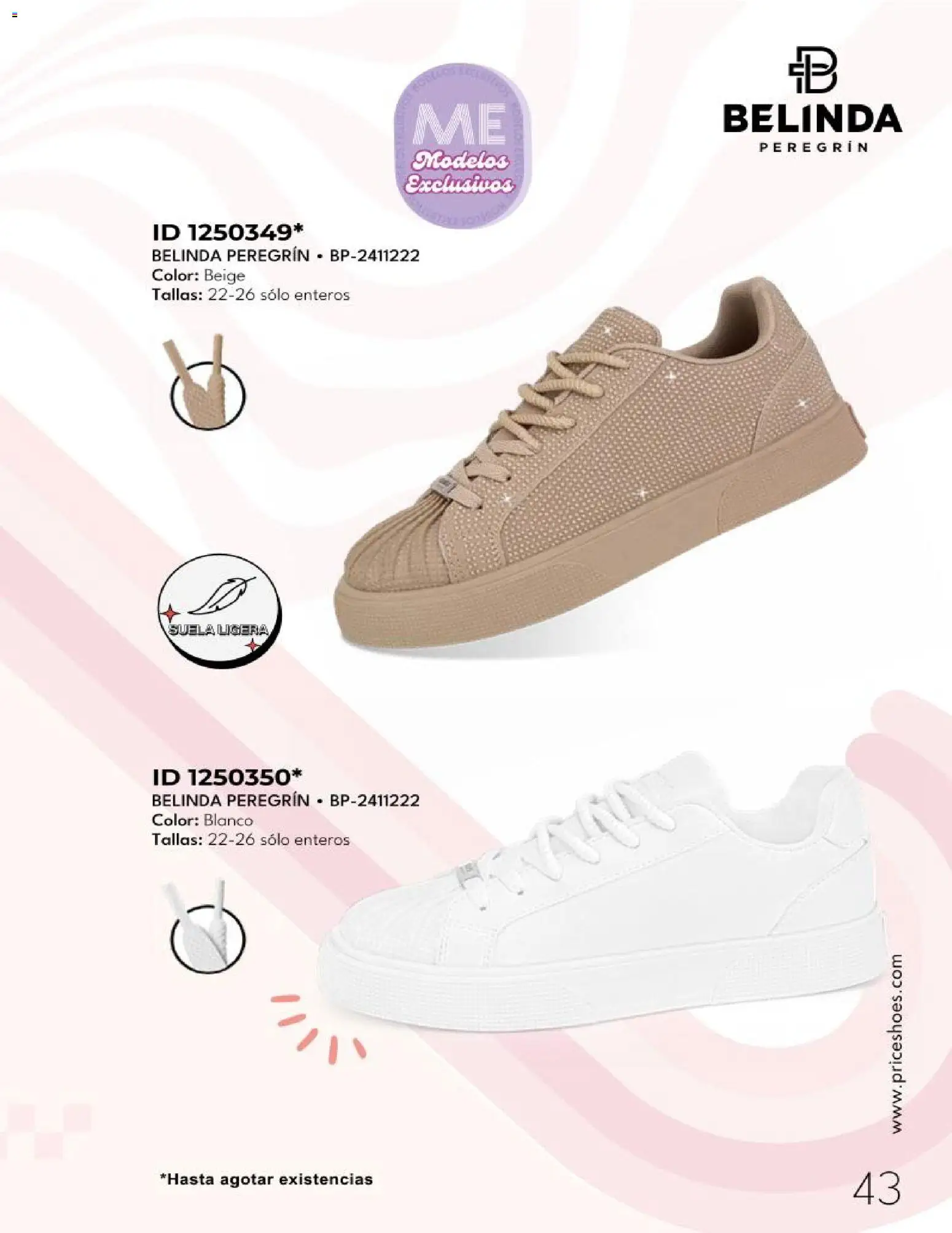 Nuevas ofertas de Price Shoes válidas en toda la República Mexicana desde el 08.12.2025. ¡Encuentra las mejores ofertas en Price Shoes catálogo Belinda! | Página: 43