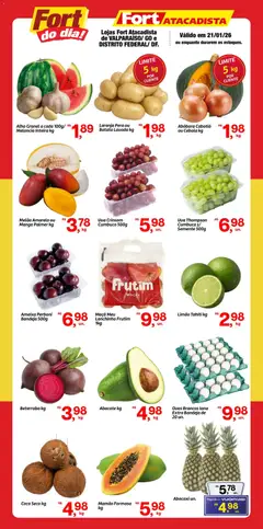 Fort Atacadista - Ofertas do Dia - Pré-Visualização do folheto da loja Fort Atacadista, válido de 21.01.2026
