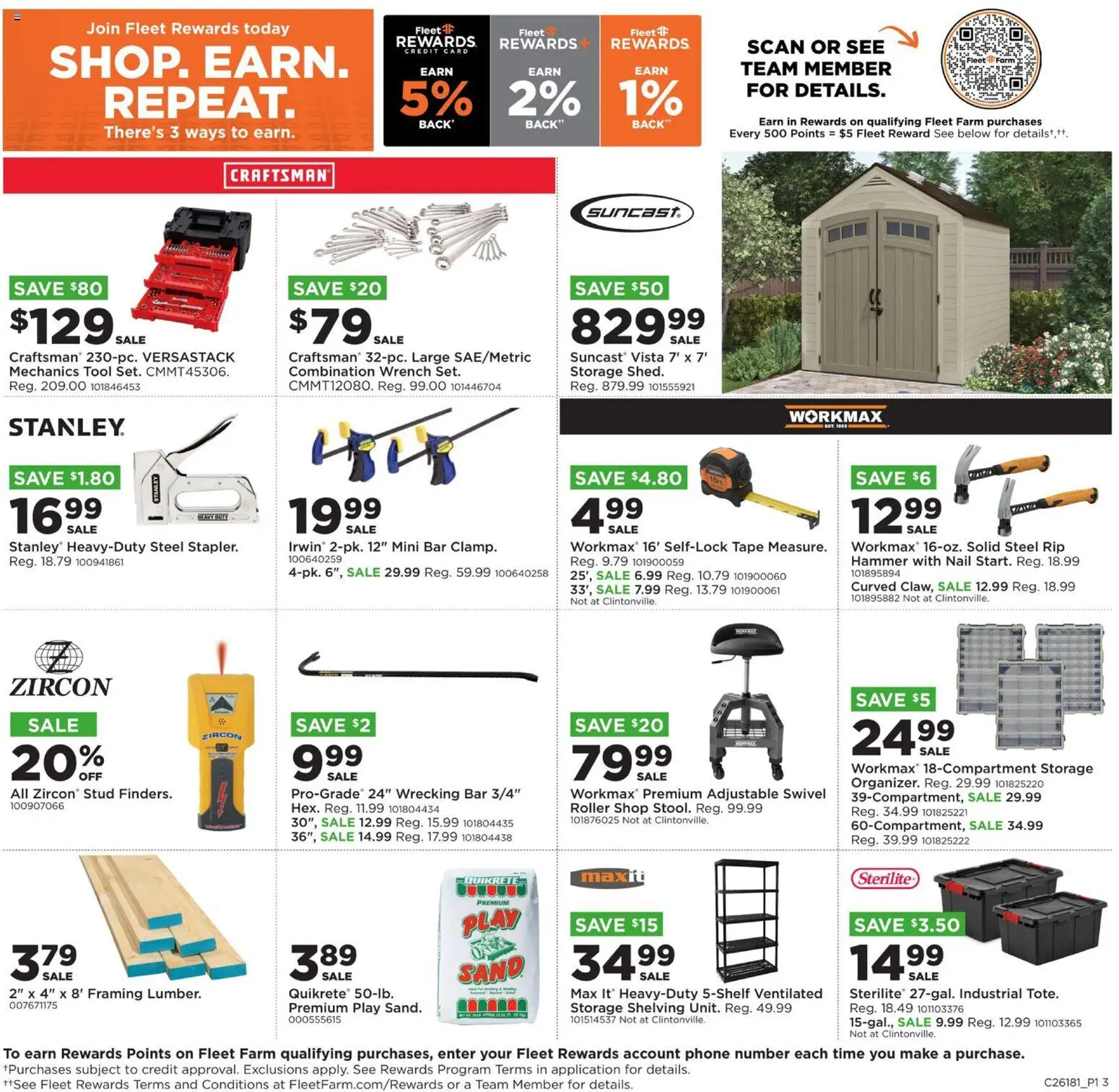 Mills Fleet Farm Weekly Ad - valid from 27.04.2026 | Page: 6 | Products: Wrench, Swivel, Hammer, Phone