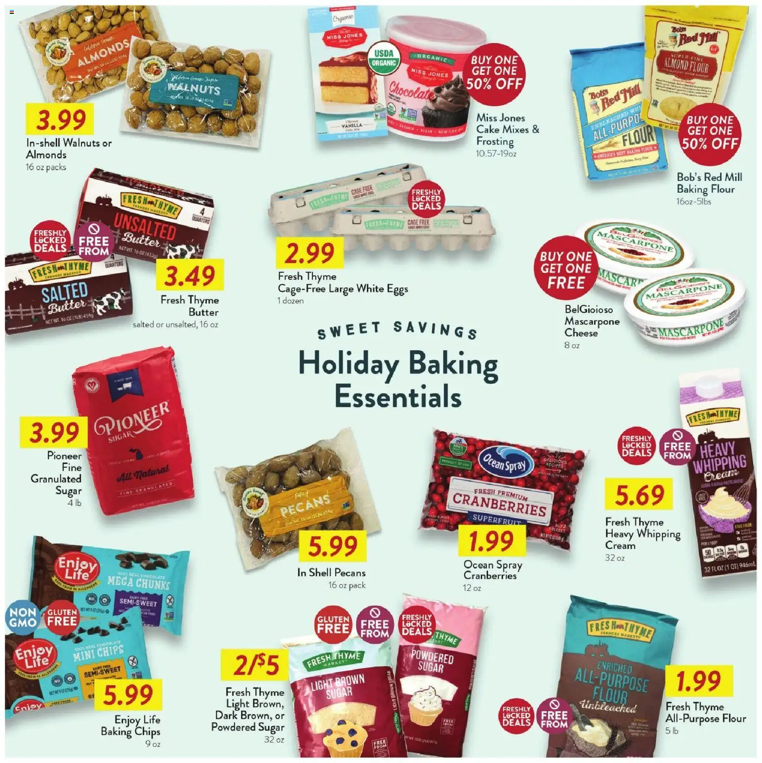 Fresh Thyme Weekly Ad - IN - valid from 03.12.2025 | Page: 4 | Products: Cheese, Eggs, Chips, Cream