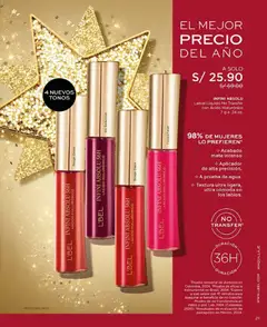 Vista previa de folleto L'Bel - Campaña 18 de la L'Bel válido desde 14.11.2025 | Página: 21 | Productos: Cómoda, Maquillaje
