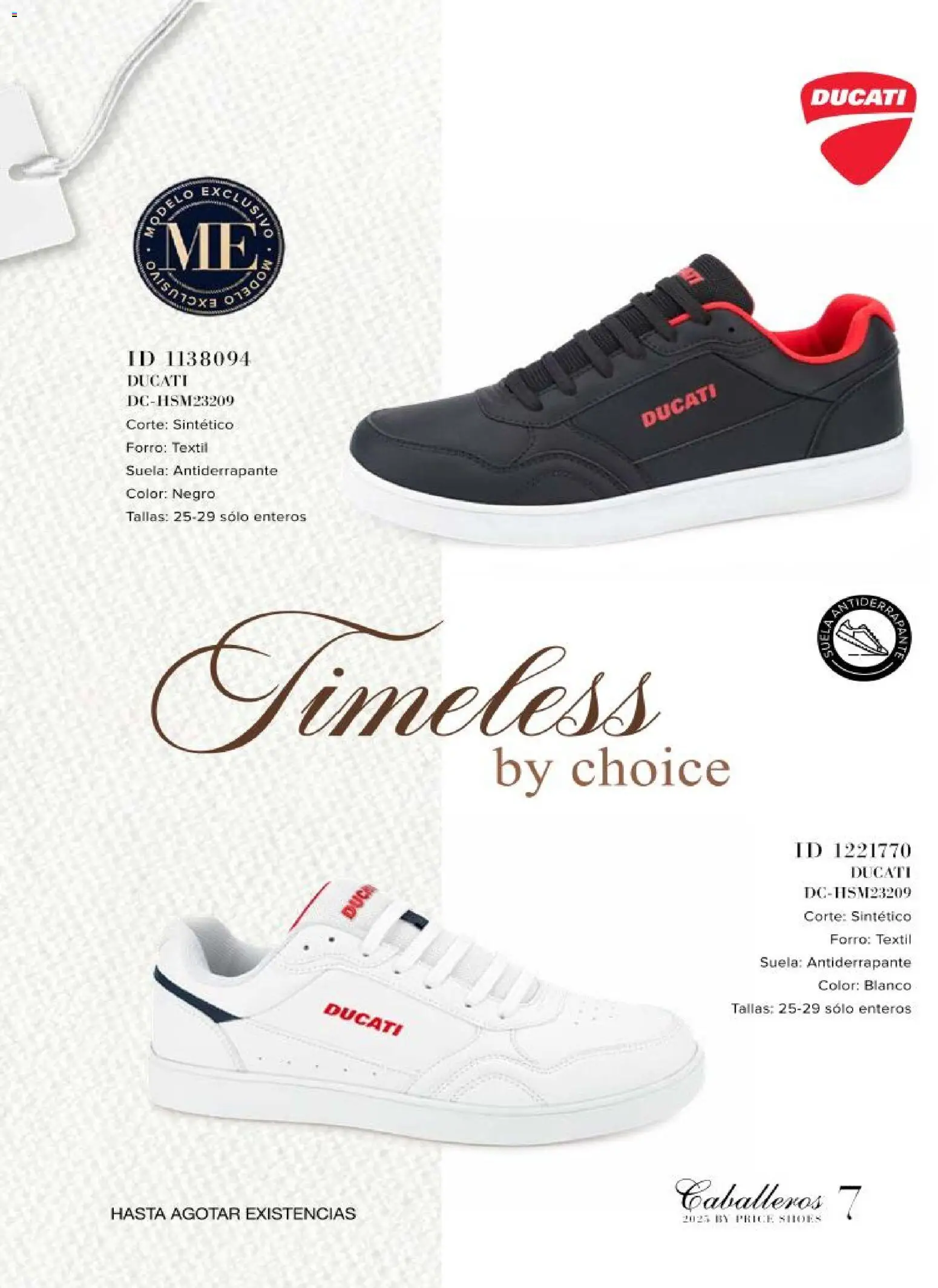 Nuevas ofertas de Price Shoes válidas en toda la República Mexicana desde el 26.11.2025. ¡Encuentra las mejores ofertas en Price Shoes catálogo Caballeros! | Página: 7