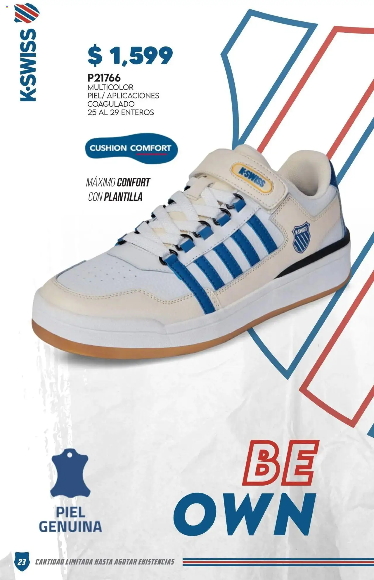 Nuevas ofertas de Cklass válidas en toda la República Mexicana desde el 29.09.2025. ¡Encuentra las mejores ofertas en Cklass - Catálogo Especial K-Swiss! | Página: 24