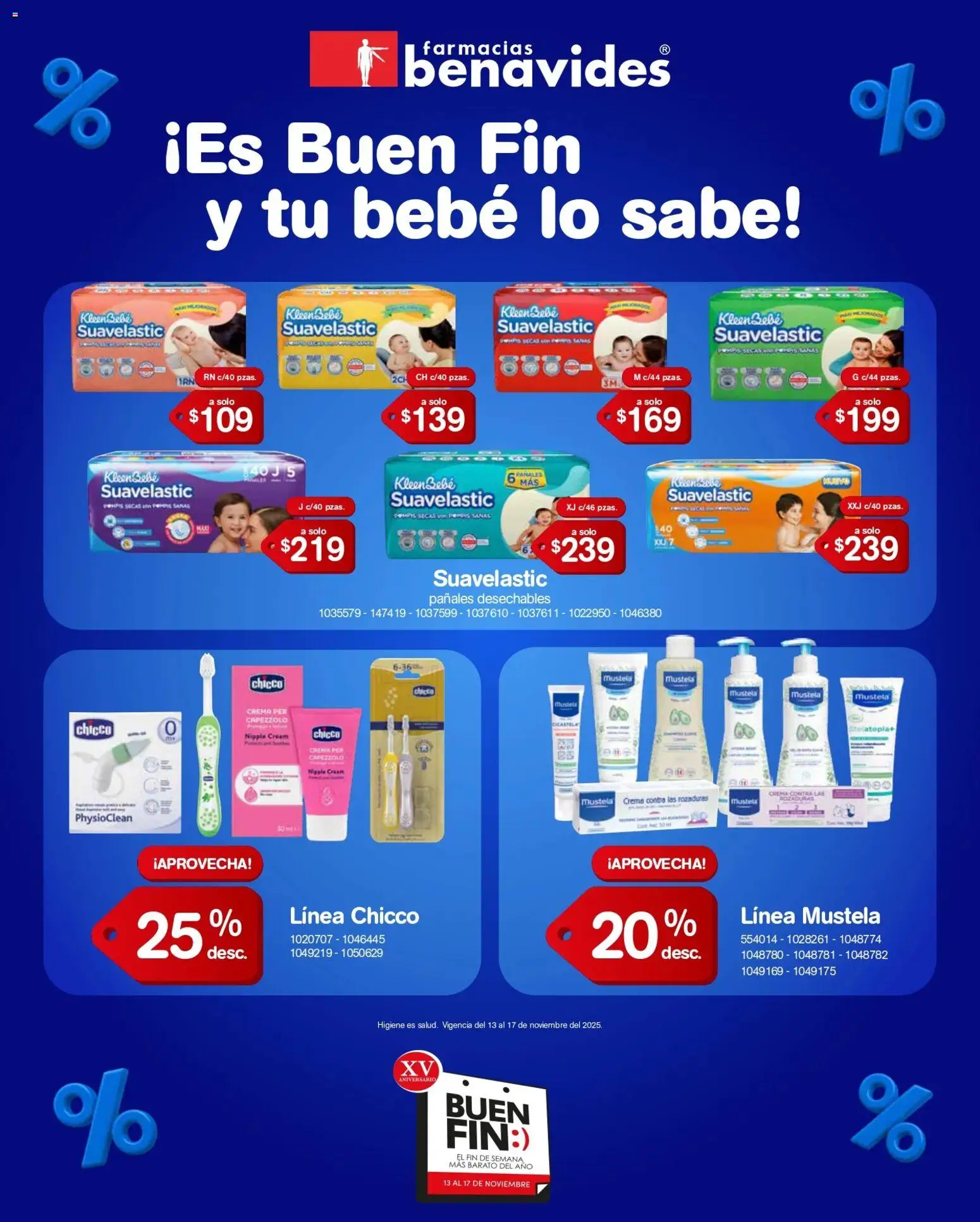Nuevas ofertas de Farmacia Benavides válidas en toda la República Mexicana desde el 13.11.2025. ¡Encuentra las mejores ofertas en Farmacia Benavides Buen Fin ! | Página: 7 | Productos: Crema, Pañales