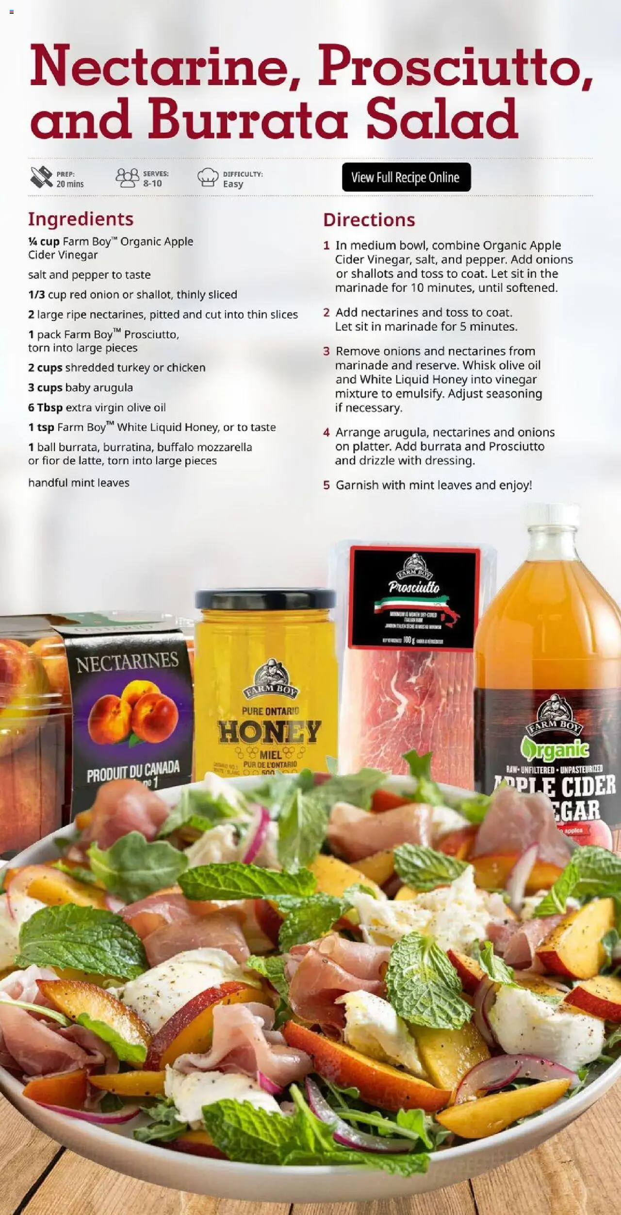Farm Boy flyer valid from 07.08.2025 | Page: 5 | Products: Salad, Turkey, Chicken, Apples