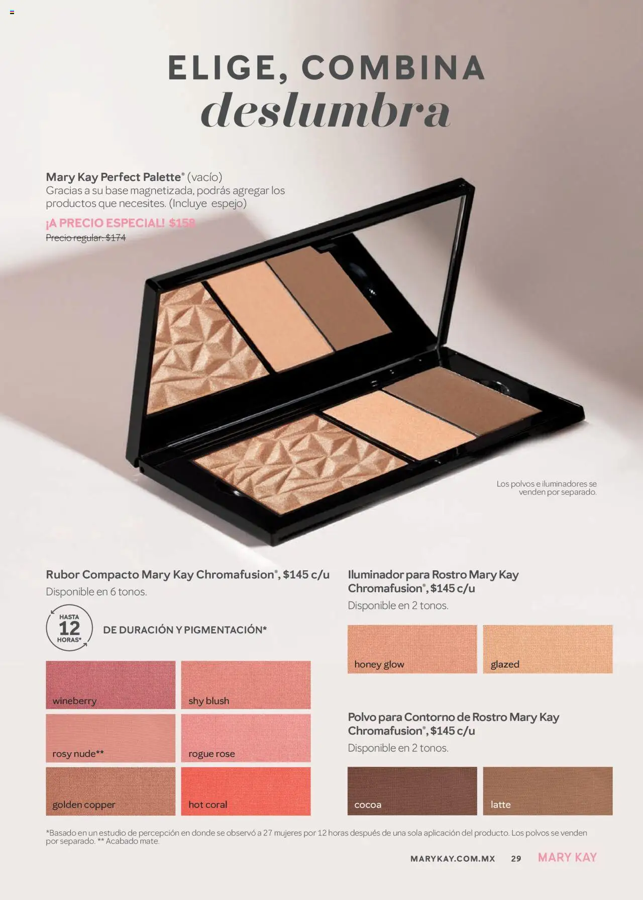 Nuevas ofertas de Mary Kay válidas en toda la República Mexicana desde el 01.09.2025. ¡Encuentra las mejores ofertas en Mary Kay catálogo! | Página: 29 | Productos: Brillo, Aceite, Lápiz labial
