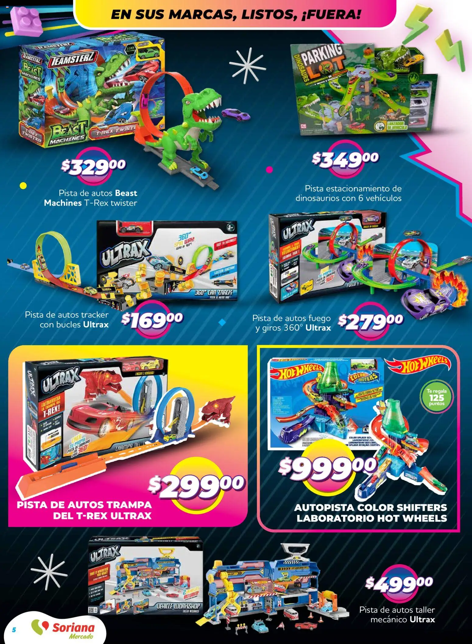Nuevas ofertas de Soriana válidas en toda la República Mexicana desde el 27.11.2025. ¡Encuentra las mejores ofertas en Soriana - Reino de los Juguetes Mercado Nacional! | Página: 5