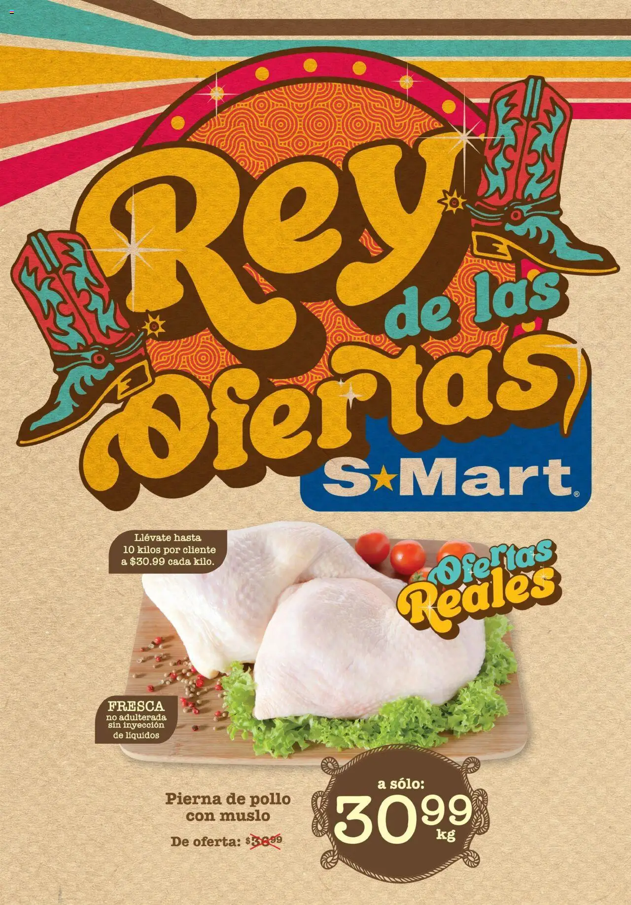 Nuevas ofertas de S-Mart válidas en toda la República Mexicana desde el 18.07.2025. ¡Encuentra las mejores ofertas en S-Mart - Folleto de Feria - Ciudad Juárez! | Página: 1 | Productos: Pollo