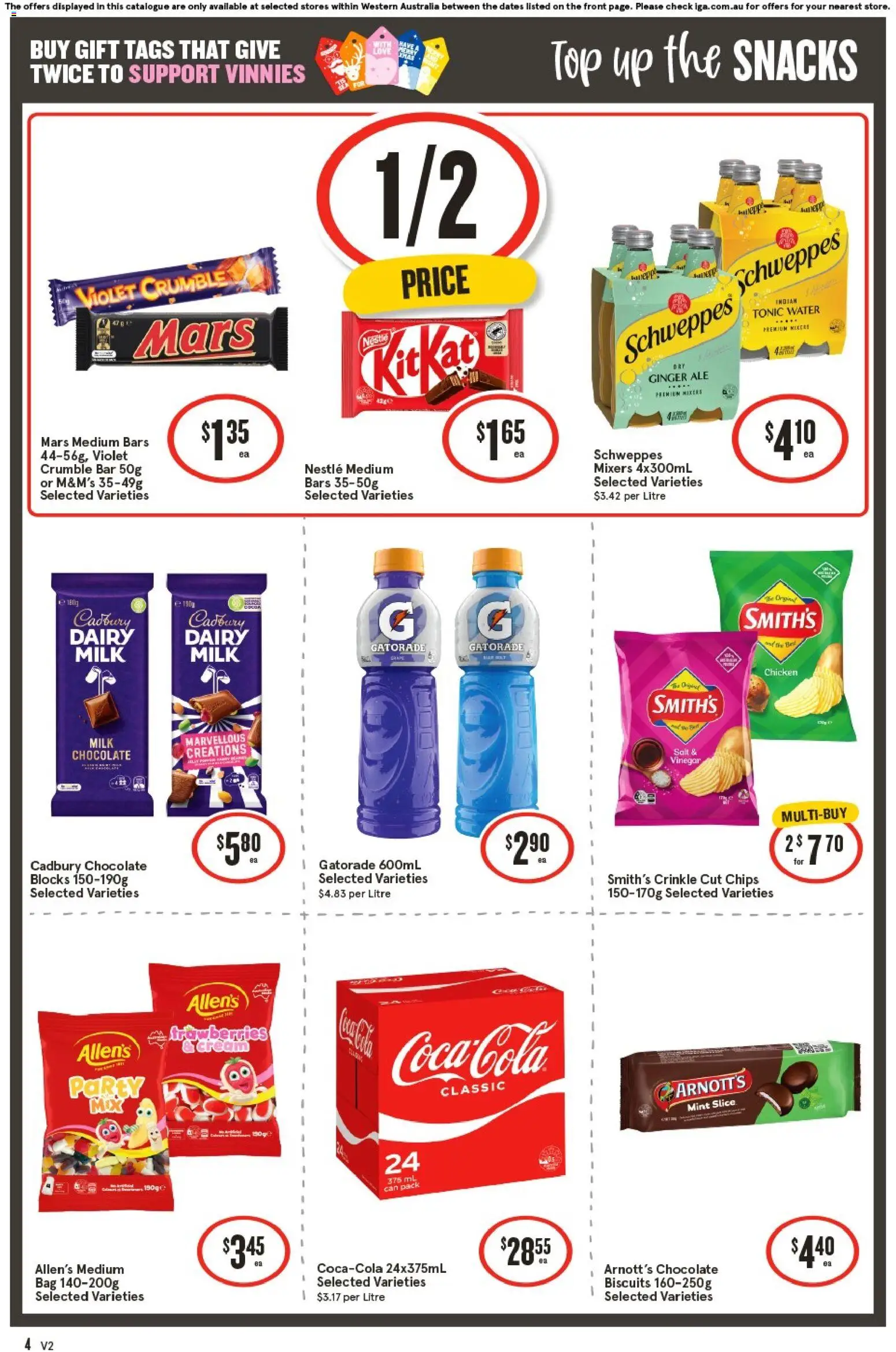 IGA catalogue - valid from 26.11.2025 | Page: 4 | Products: Chicken, Strawberries, Vinegar, Bag