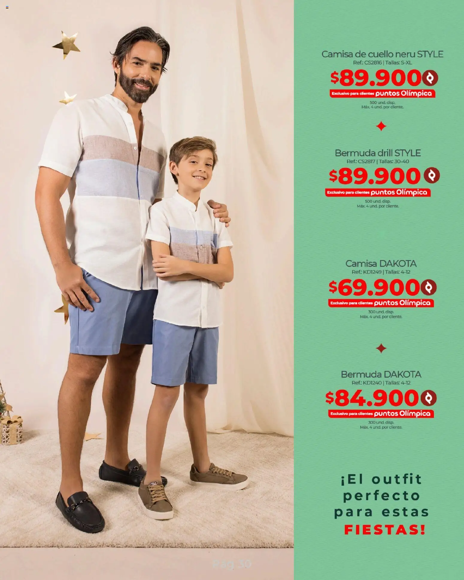 Olímpica revista - valida desde el 01.12.2025 | Página: 31 | Productos: Bermuda, Cuello, Camisa