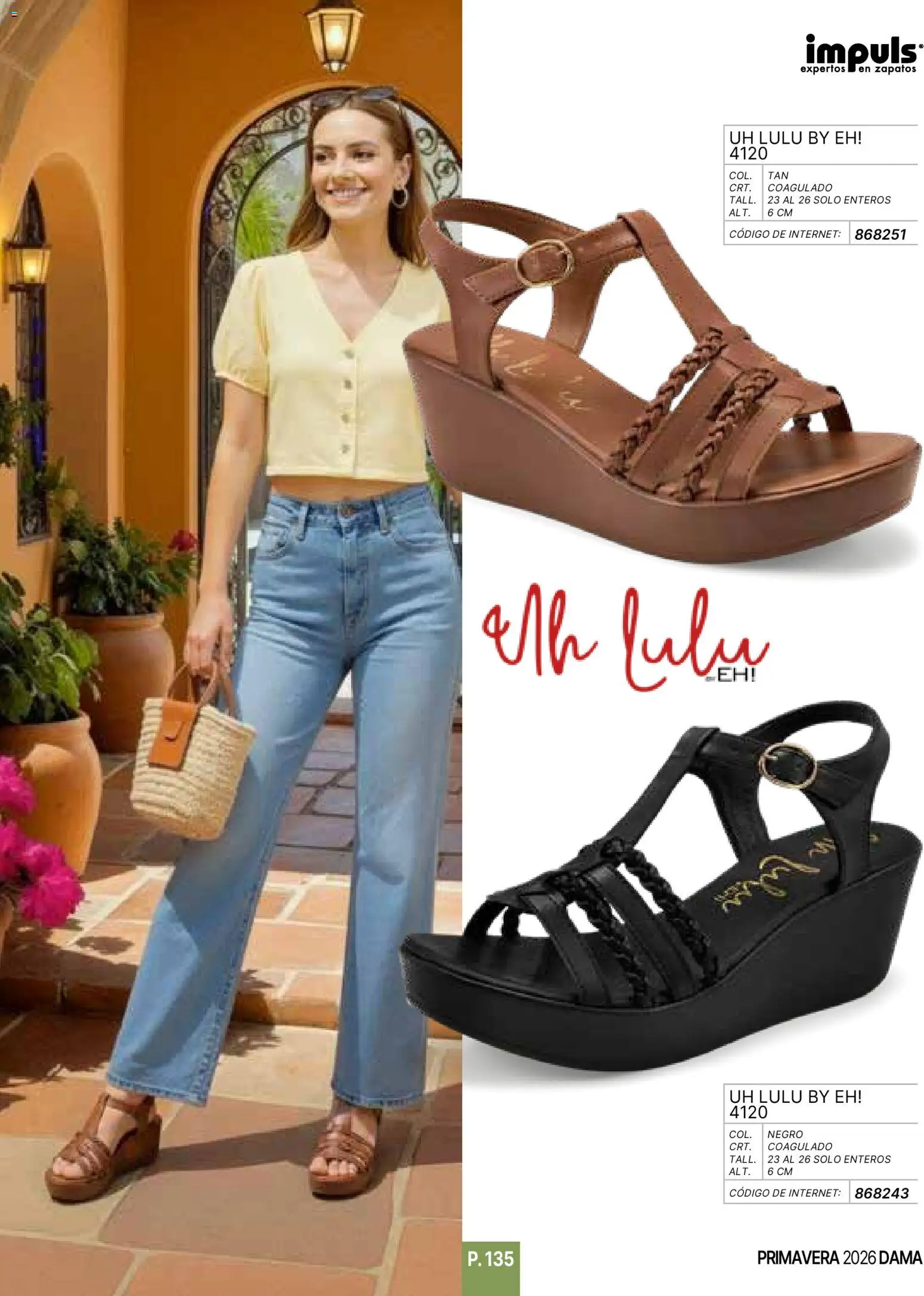 Nuevas ofertas de Impuls válidas en toda la República Mexicana desde el 01.01.2026. ¡Encuentra las mejores ofertas en Impuls catálogo Primavera! | Página: 137 | Productos: Zapatos