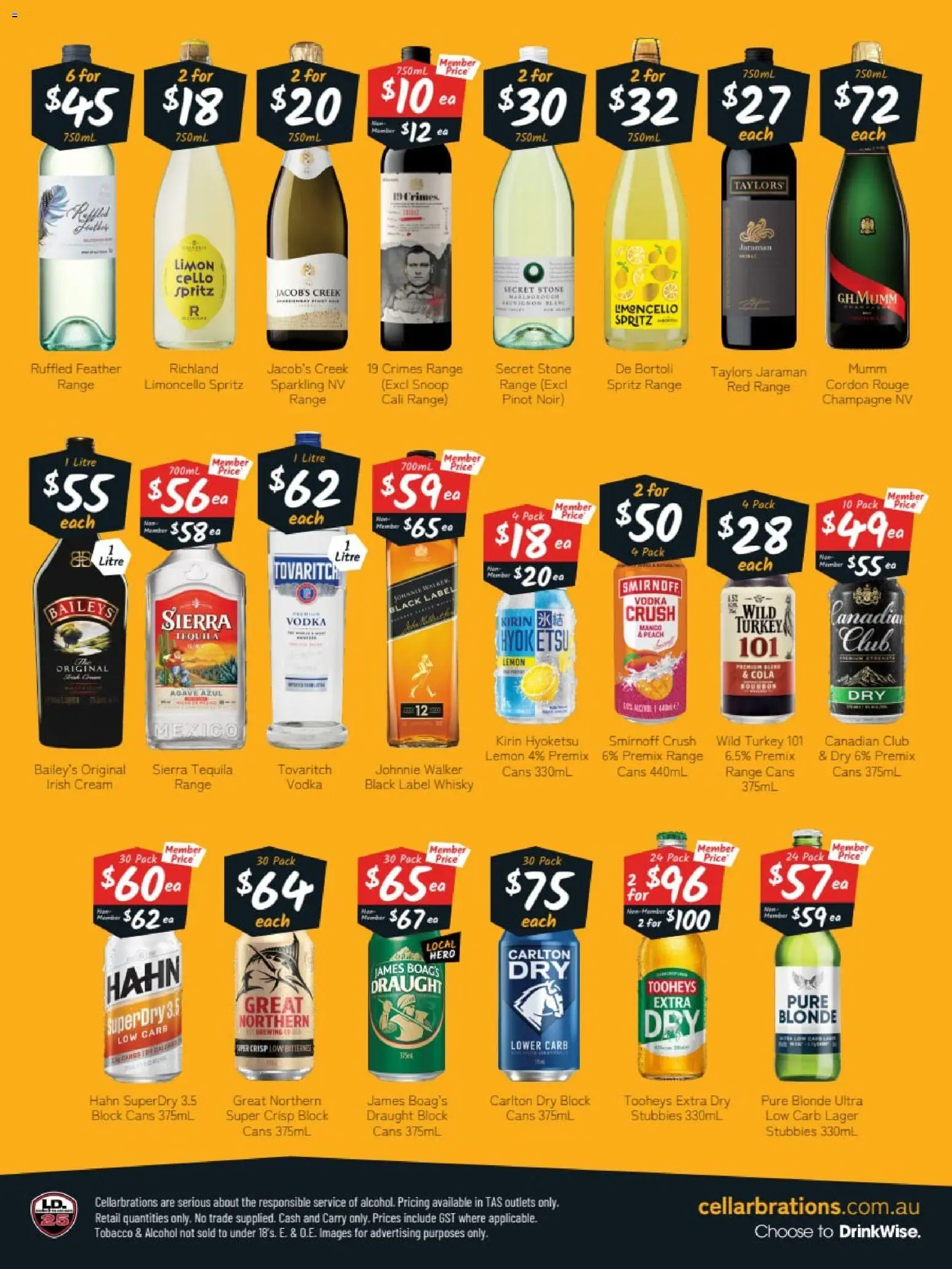 Cellarbrations catalogue - valid from 20.04.2026 | Page: 2 | Products: Cream, Vodka, Lemon, Peach