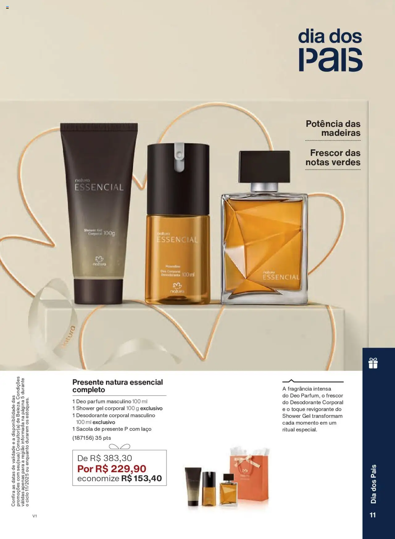 Natura Folheto - válido de 15.06.2025 | Página: 11 | Produtos: Fragrância, Madeiras, Desodorante