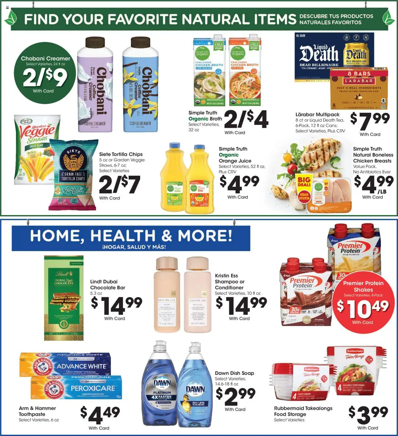 Ralphs Weekly Ad - valid from 27.08.2025 | Page: 10 | Products: Conditioner, Butter, Chips, Cream