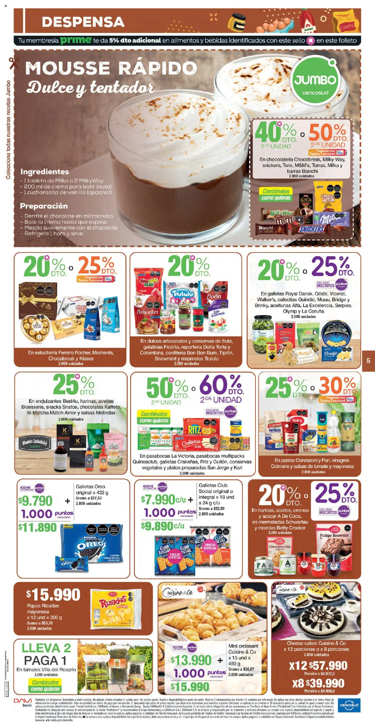 Jumbo revista - valida desde el 19.12.2025 | Página: 5 | Productos: Tableta, Sobre, Chocolates, Plátano
