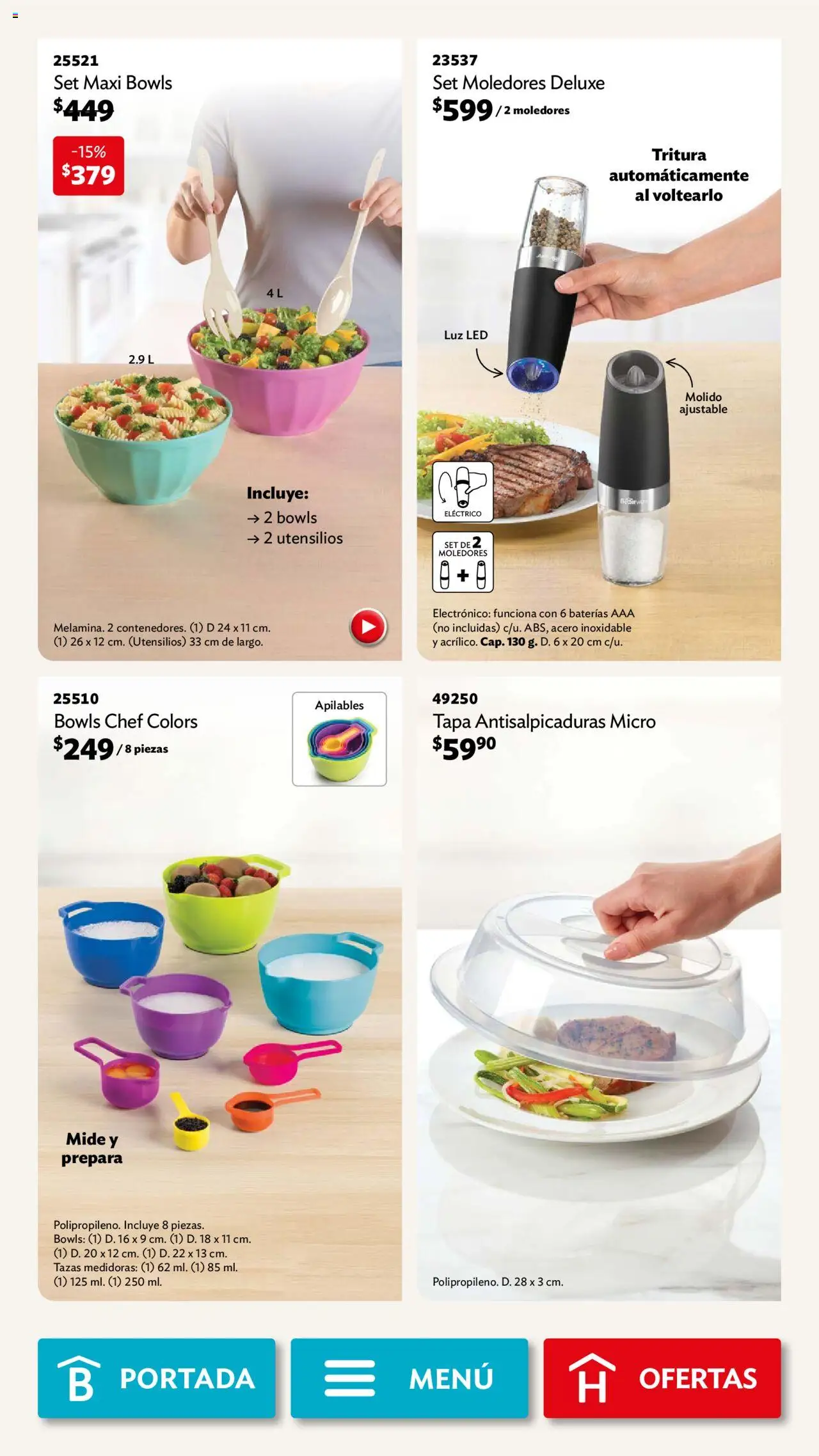 Nuevas ofertas de Betterware válidas en toda la República Mexicana desde el 01.09.2025. ¡Encuentra las mejores ofertas en Betterware - Campaña 9 2025! | Página: 31