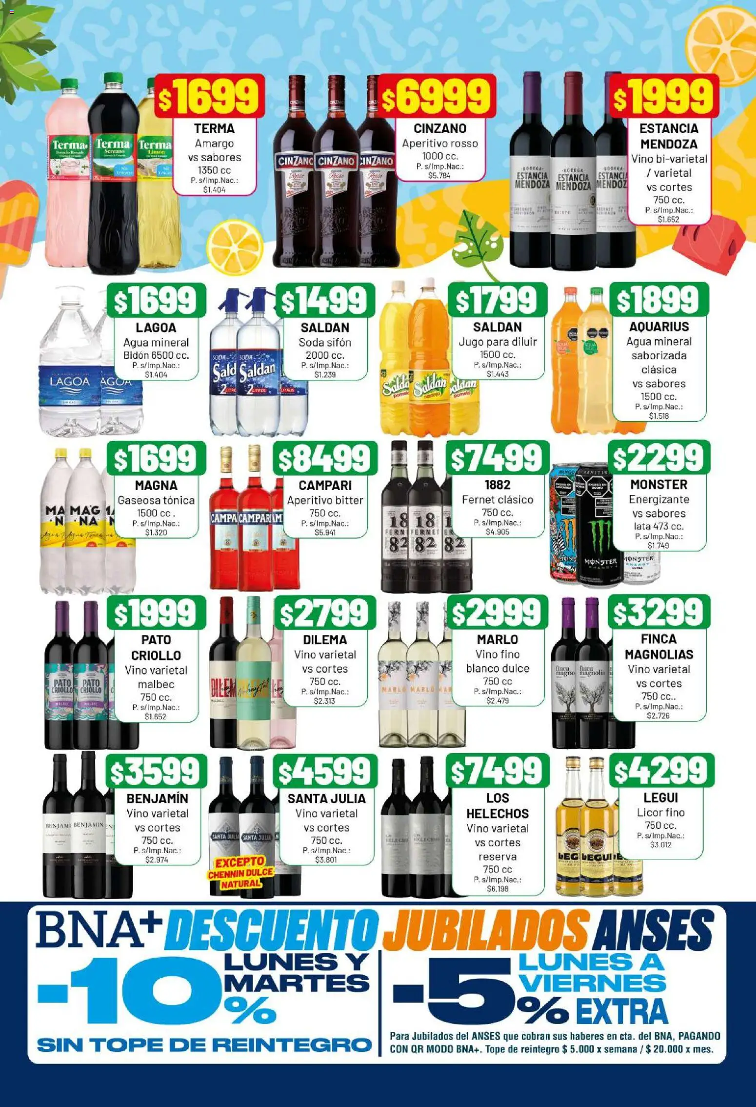 Almacor catálogo │ válido desde el 15.01.2026 | Página: 7 | Productos: Bidón, Soda, Mango, Jugo