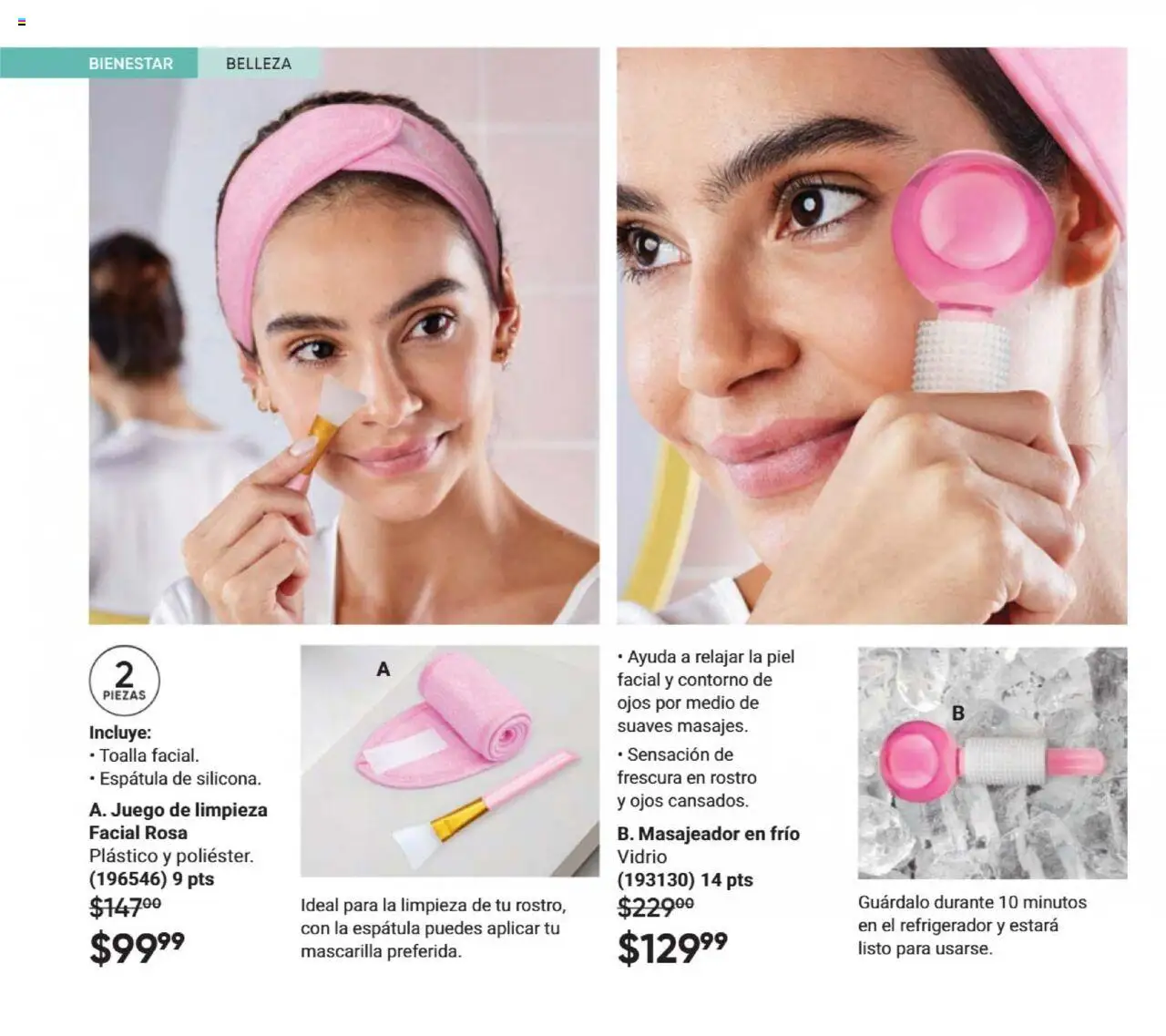 Nuevas ofertas de AVON válidas en toda la República Mexicana desde el 09.10.2025. ¡Encuentra las mejores ofertas en AVON - Casa & Estilo 16 2025! | Página: 116 | Productos: Refrigerador, Contorno de ojos, Espátula, Mascarilla