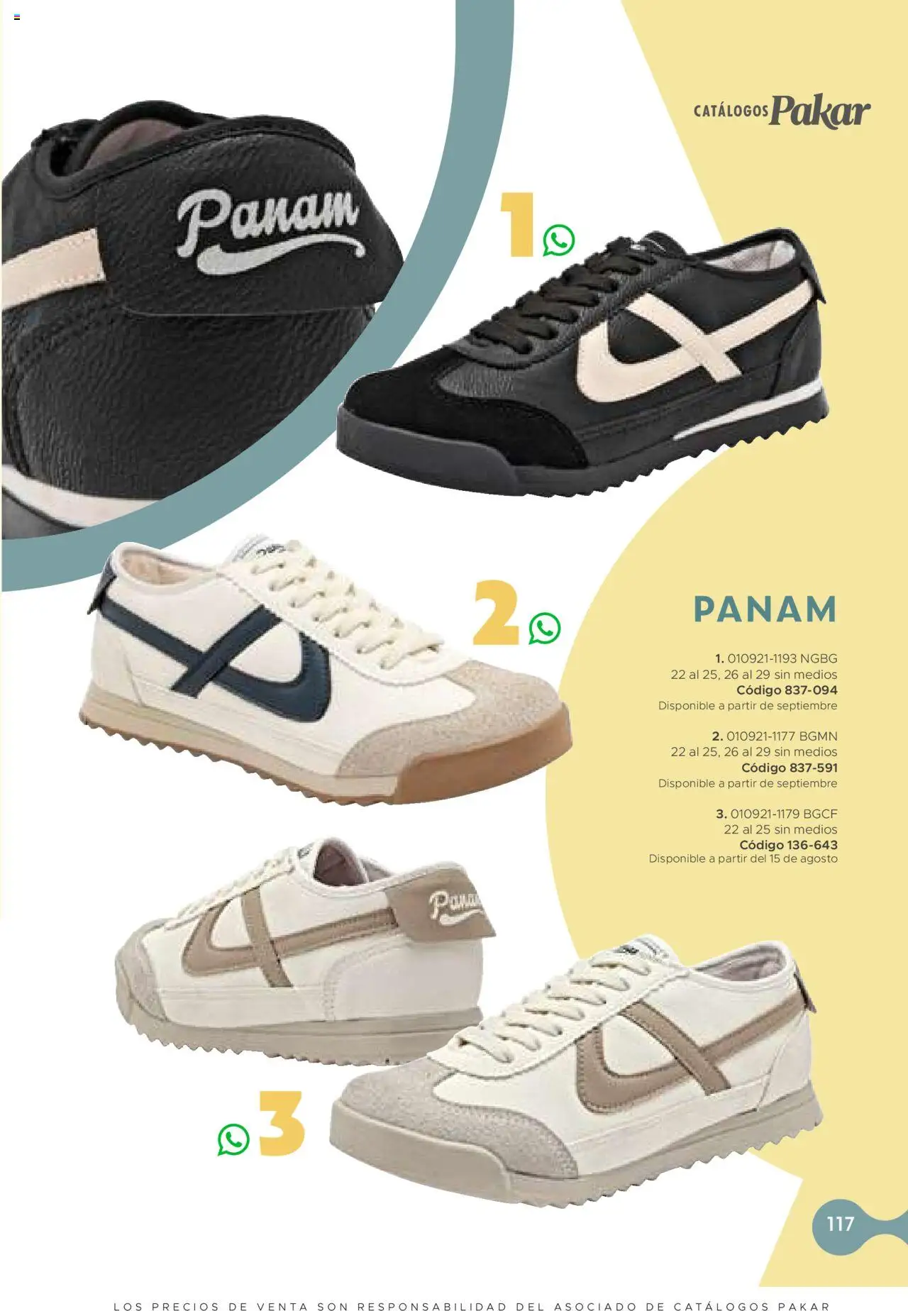 Nuevas ofertas de SC Pakar válidas en toda la República Mexicana desde el 24.07.2025. ¡Encuentra las mejores ofertas en SC Pakar - Catálogo Casual otoño / invierno! | Página: 117