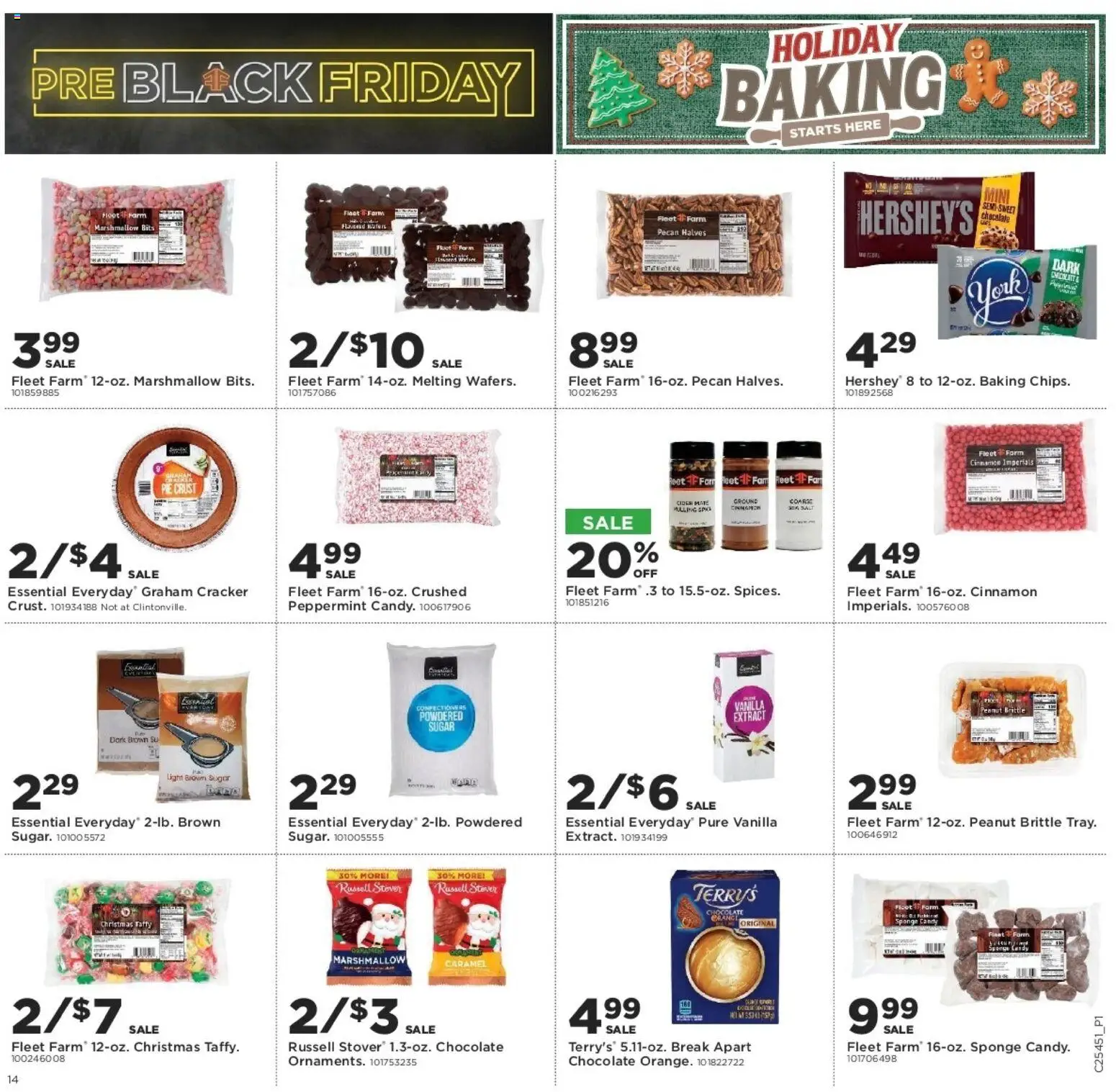 Mills Fleet Farm Weekly Ad - valid from 06.11.2025 | Page: 14 | Products: Peppermint, Chocolate, Sponge, Sugar