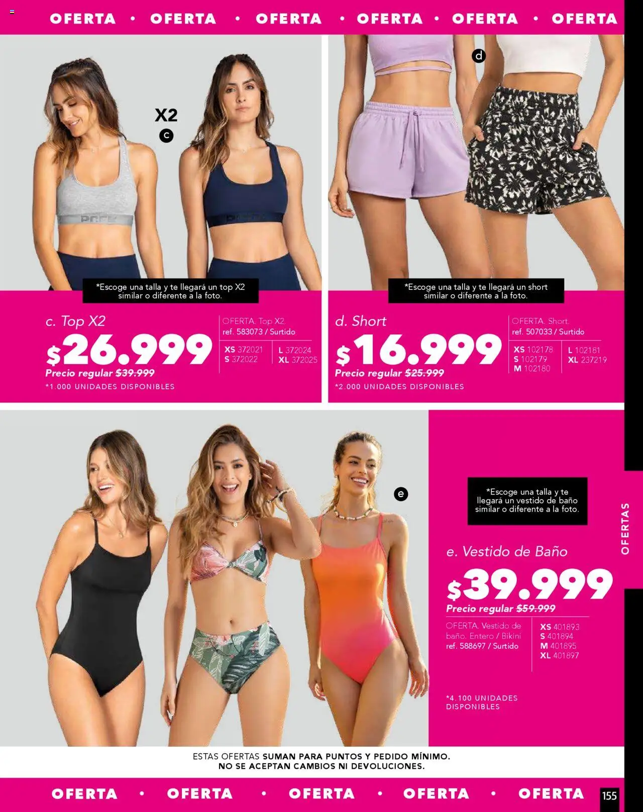Pacifika revista - valida desde el 01.08.2025 | Página: 188 | Productos: Bikini, Short, Vestido, Vestido de baño
