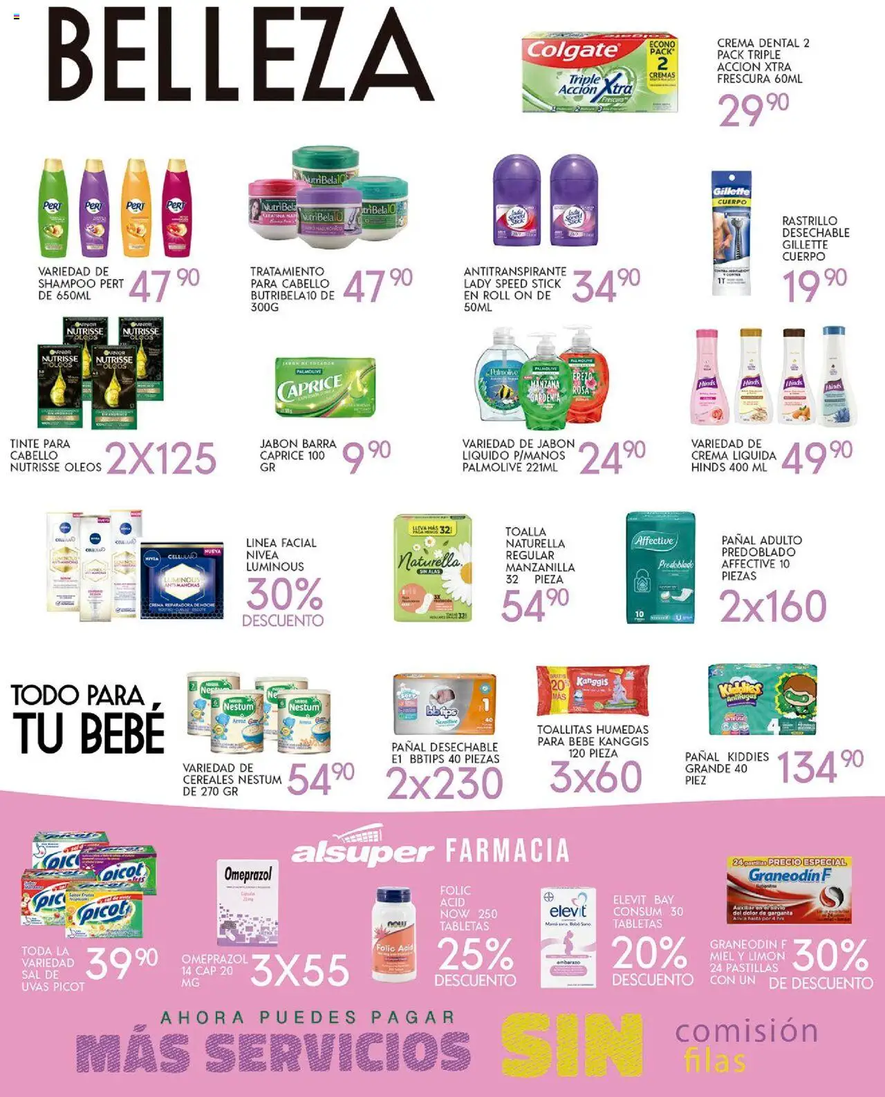 Nuevas ofertas de Alsuper válidas en toda la República Mexicana desde el 07.10.2025. ¡Encuentra las mejores ofertas en Alsuper - Folleto Laguna! | Página: 4 | Productos: Antitranspirante, Cereales, Toalla, Jabón