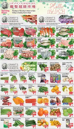 Preview of Oceans weekly flyer - Grant’s Foodmart from shop Oceans valid from 20.03.2026