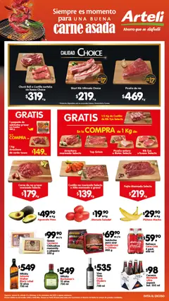 Vista previa de Arteli folleto Carnes & Cortes, nuevo folleto de la tienda, válido en México a partir del 14.11.2025