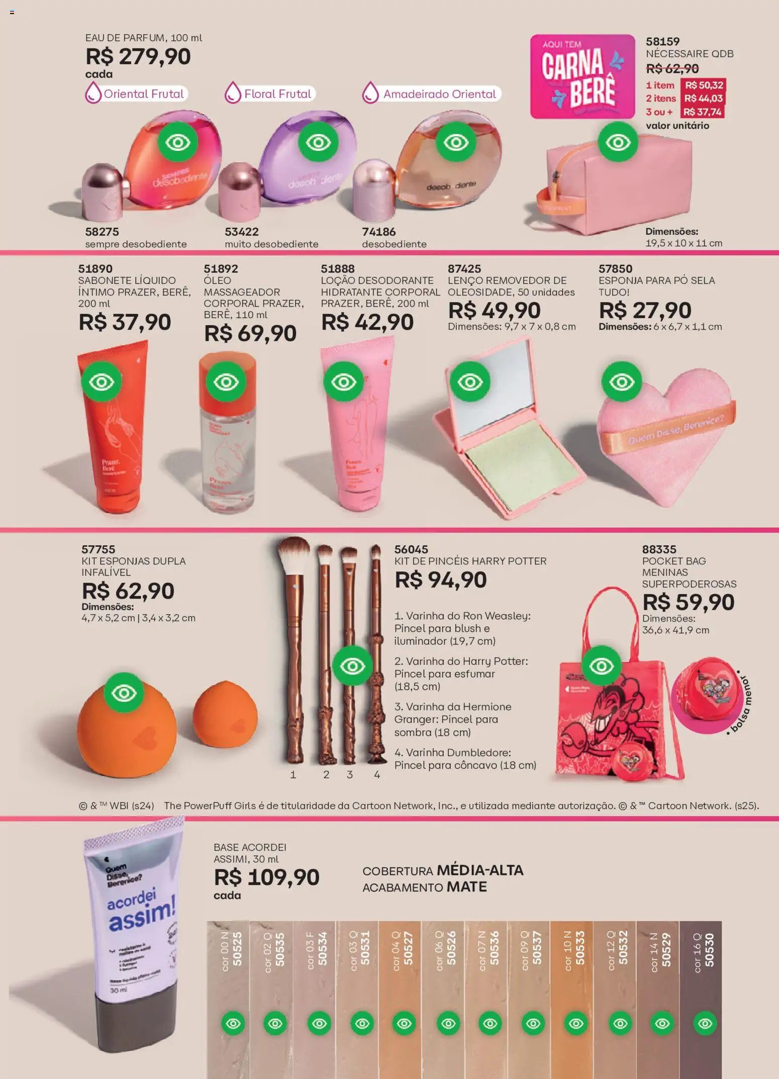 O Boticário Folheto - válido de 19.01.2026 | Página: 145 | Produtos: Blush, Hidratante corporal, Desodorante, Sabonete líquido