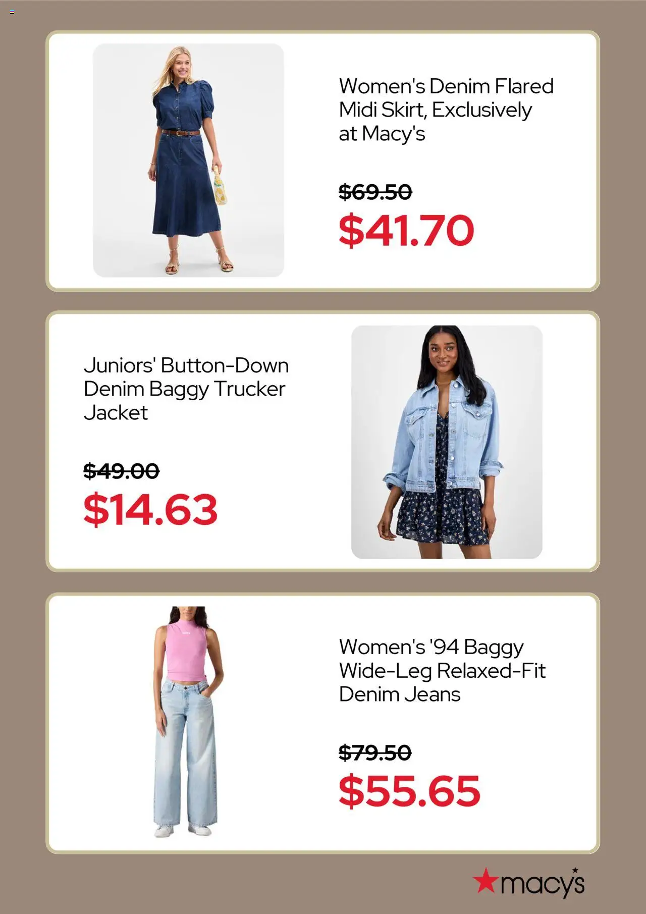 Macy's Weekly Ad - valid from 06.08.2025 | Page: 5 | Products: Jacket, Jeans