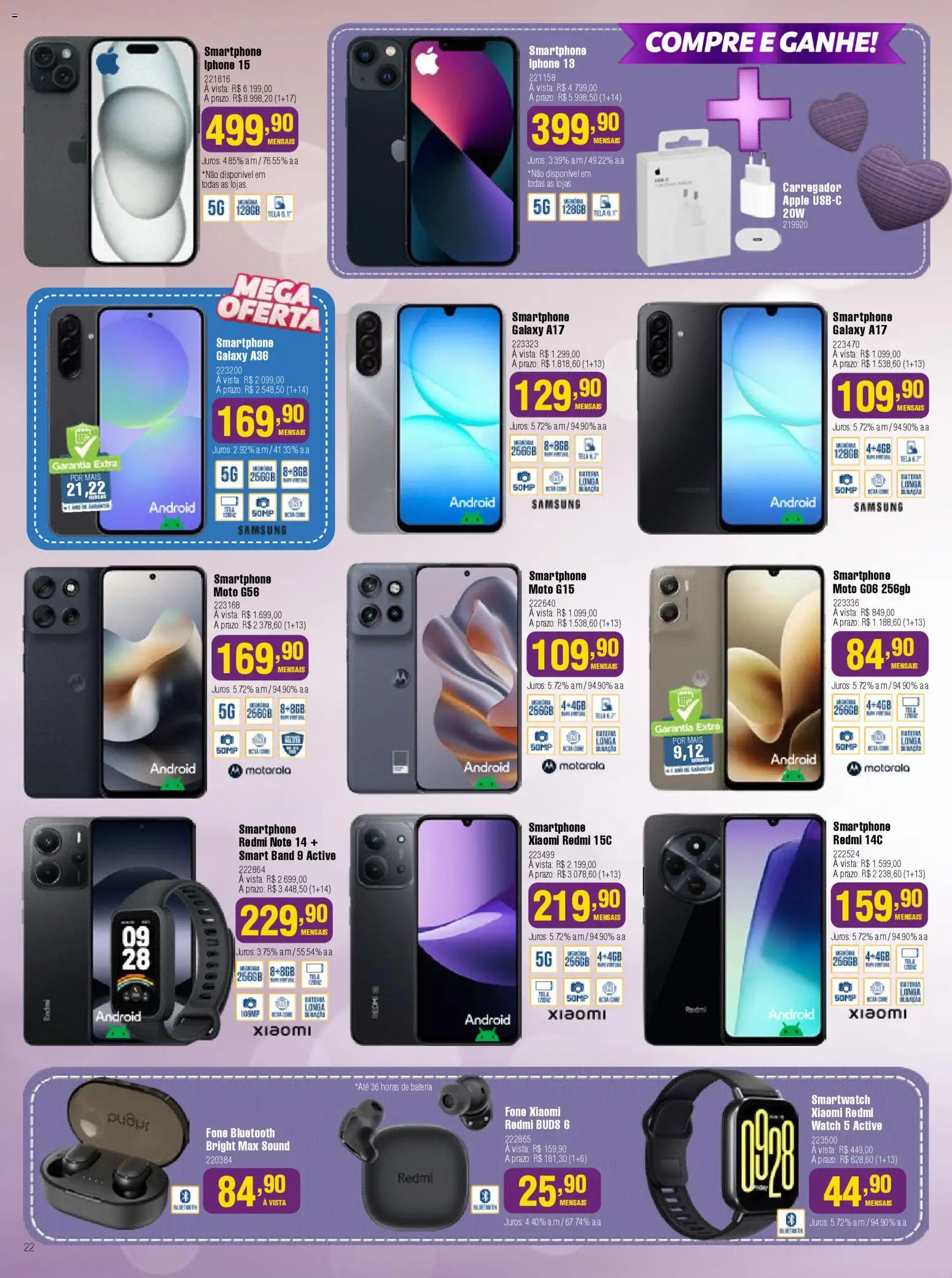 Berlanda Folheto - válido de 27.04.2026 | Página: 22 | Produtos: Iphone, Smartwatch, Tela, Bateria