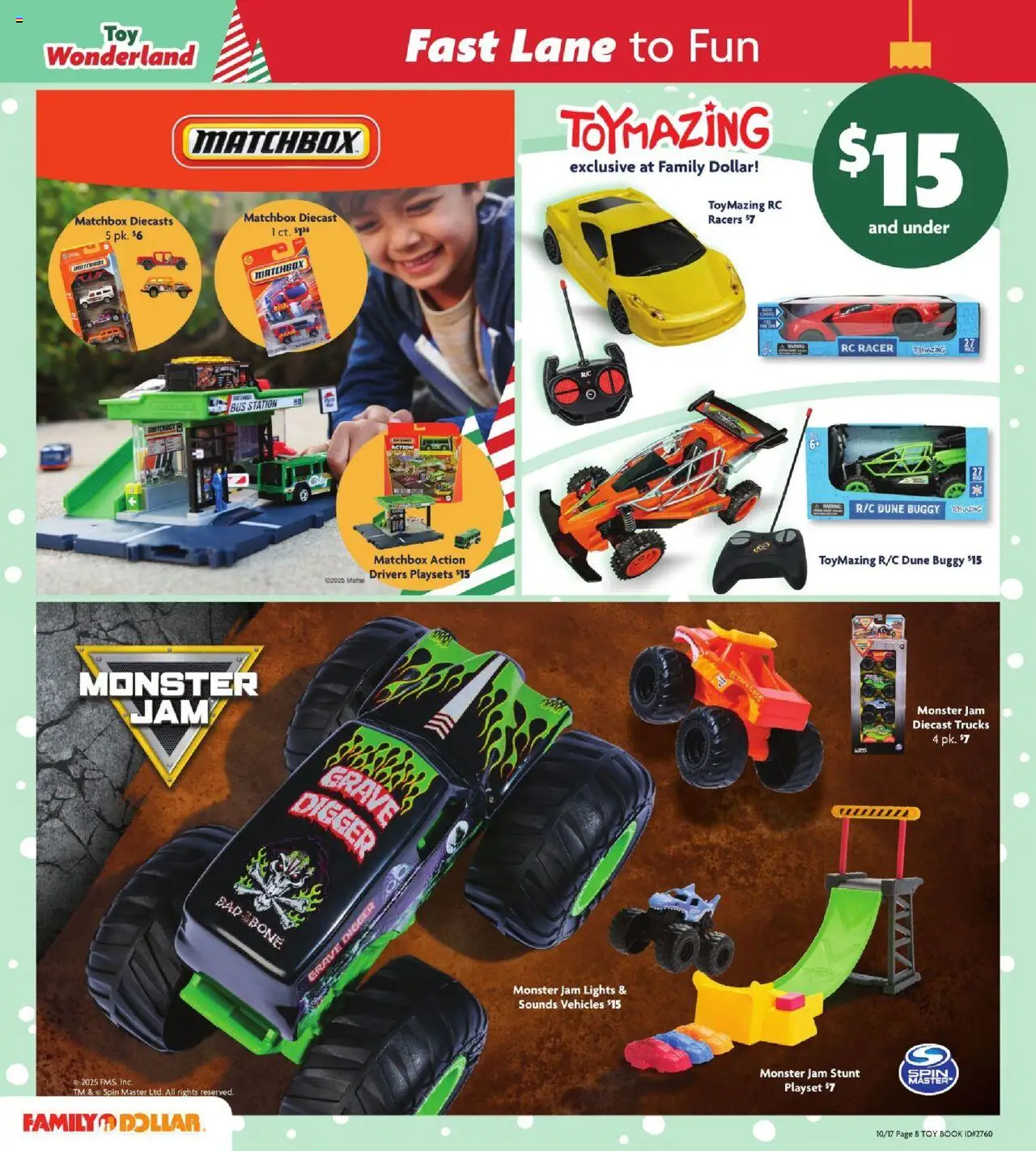 Family Dollar Toy Book - valid from 17.10.2025 | Page: 8 | Products: Digger