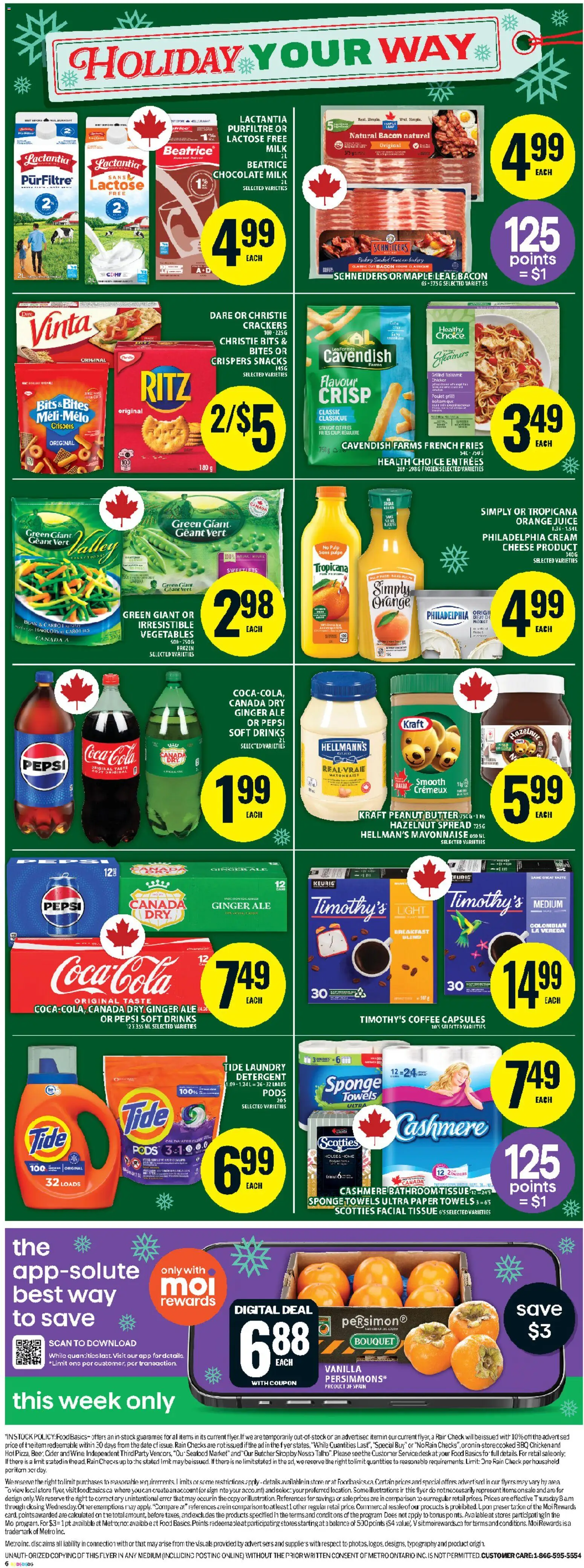 Food Basics flyer valid from 18.12.2025 | Page: 4 | Products: Carrot, Cream, Wine, Chicken