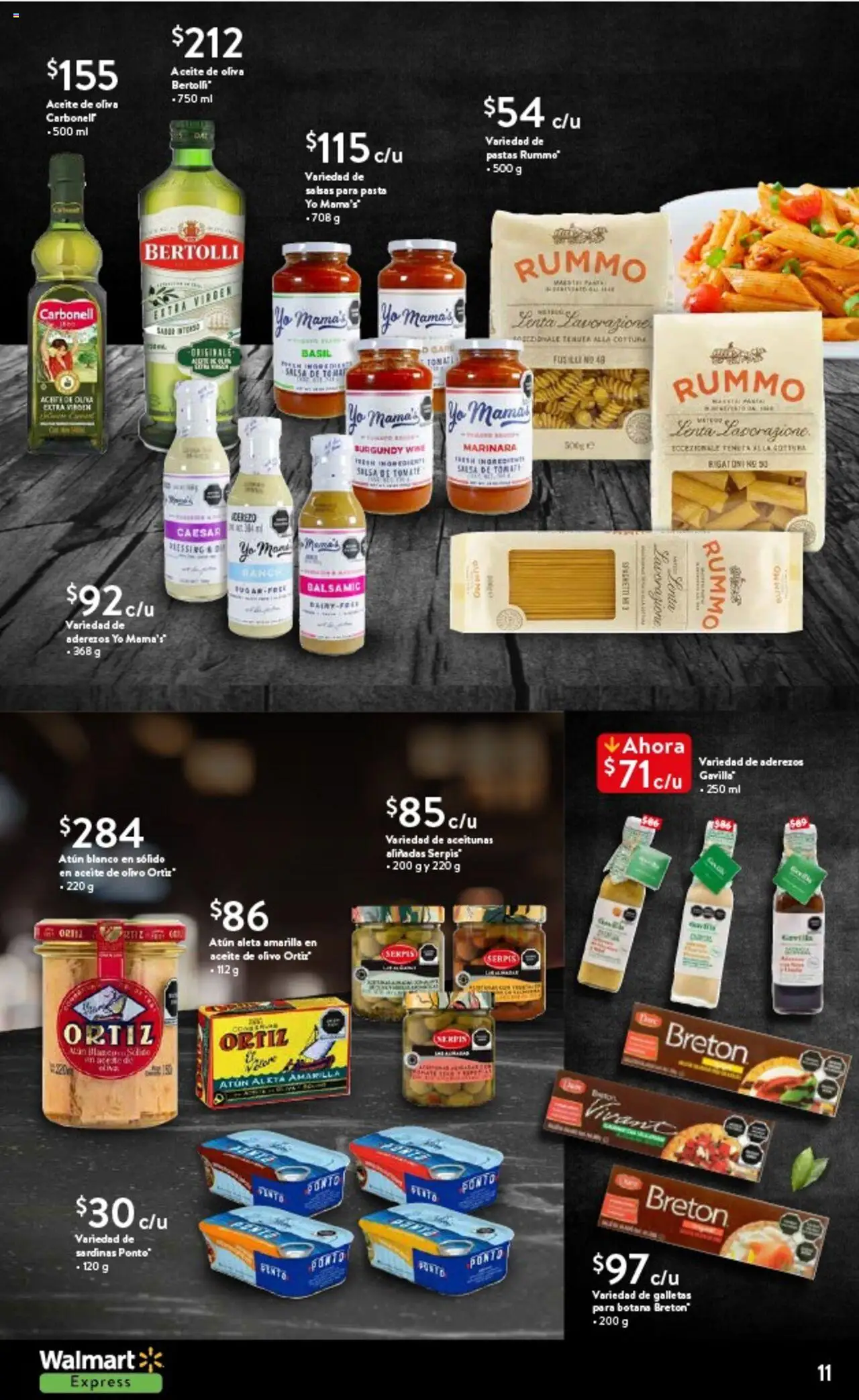 Nuevas ofertas de Walmart Express válidas en toda la República Mexicana desde el 14.08.2025. ¡Encuentra las mejores ofertas en Walmart Express - Folleto! | Página: 11 | Productos: Aderezo, Aceitunas, Tomate, Aceite