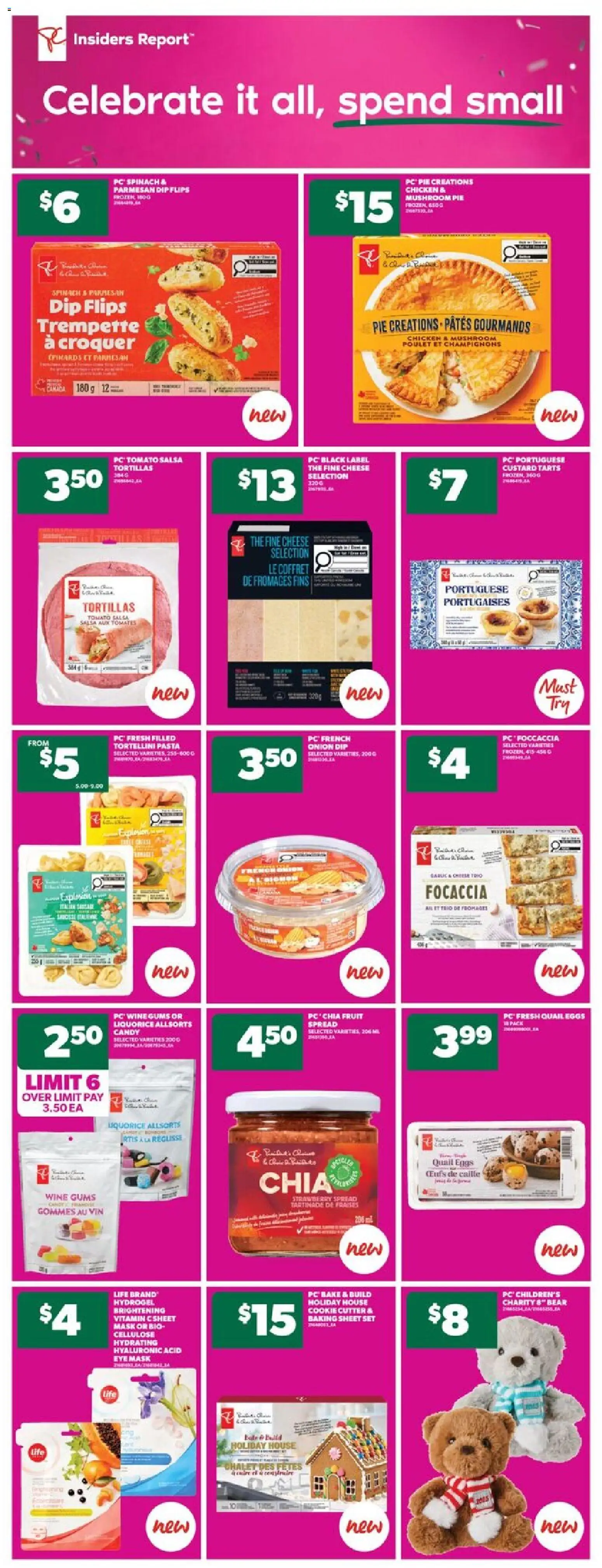 Real Canadian Superstore flyer valid from 11.12.2025 | Page: 12 | Products: Cutter, Cheese, Eggs, Wine