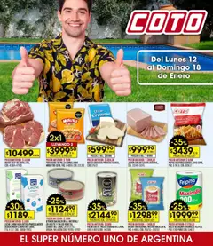 Vista previa Coto - Ofertas válido desde el 12.01.2026